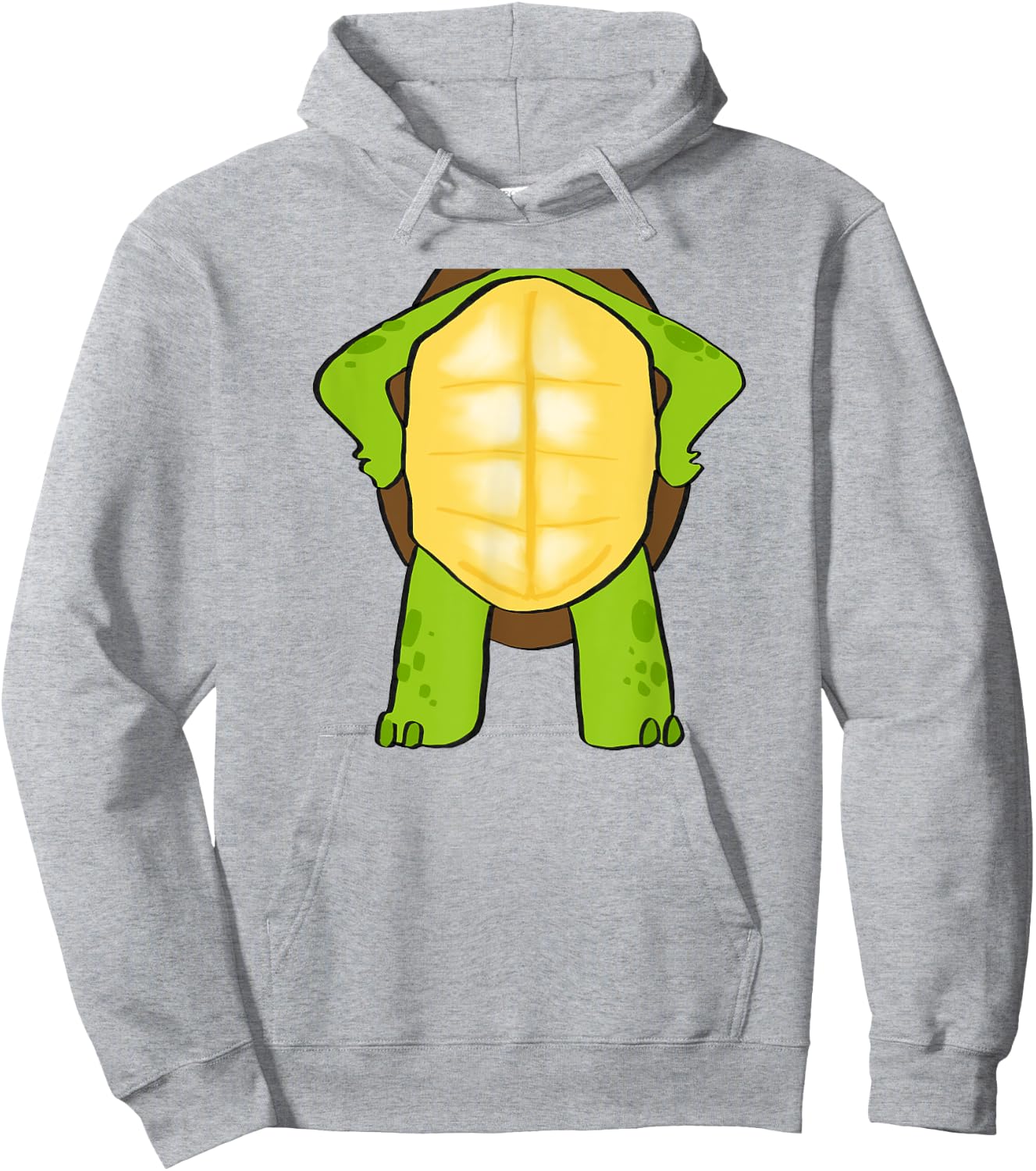 Easy Turtle Halloween Costume - Cute Tortoise Outfit Hoodie - Hoodie | Ash