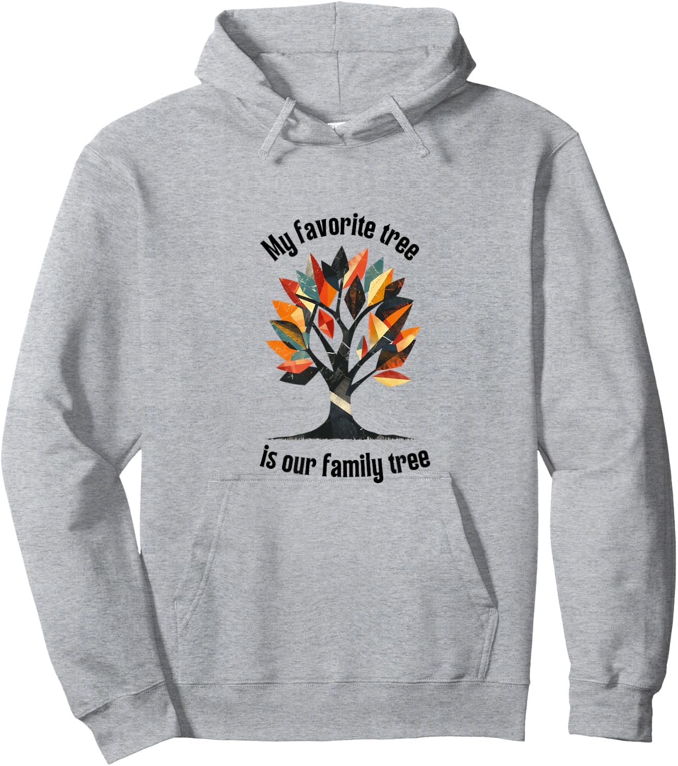Favorite Tree is my Family History Funny Genealogy Hoodie - Hoodie | Ash
