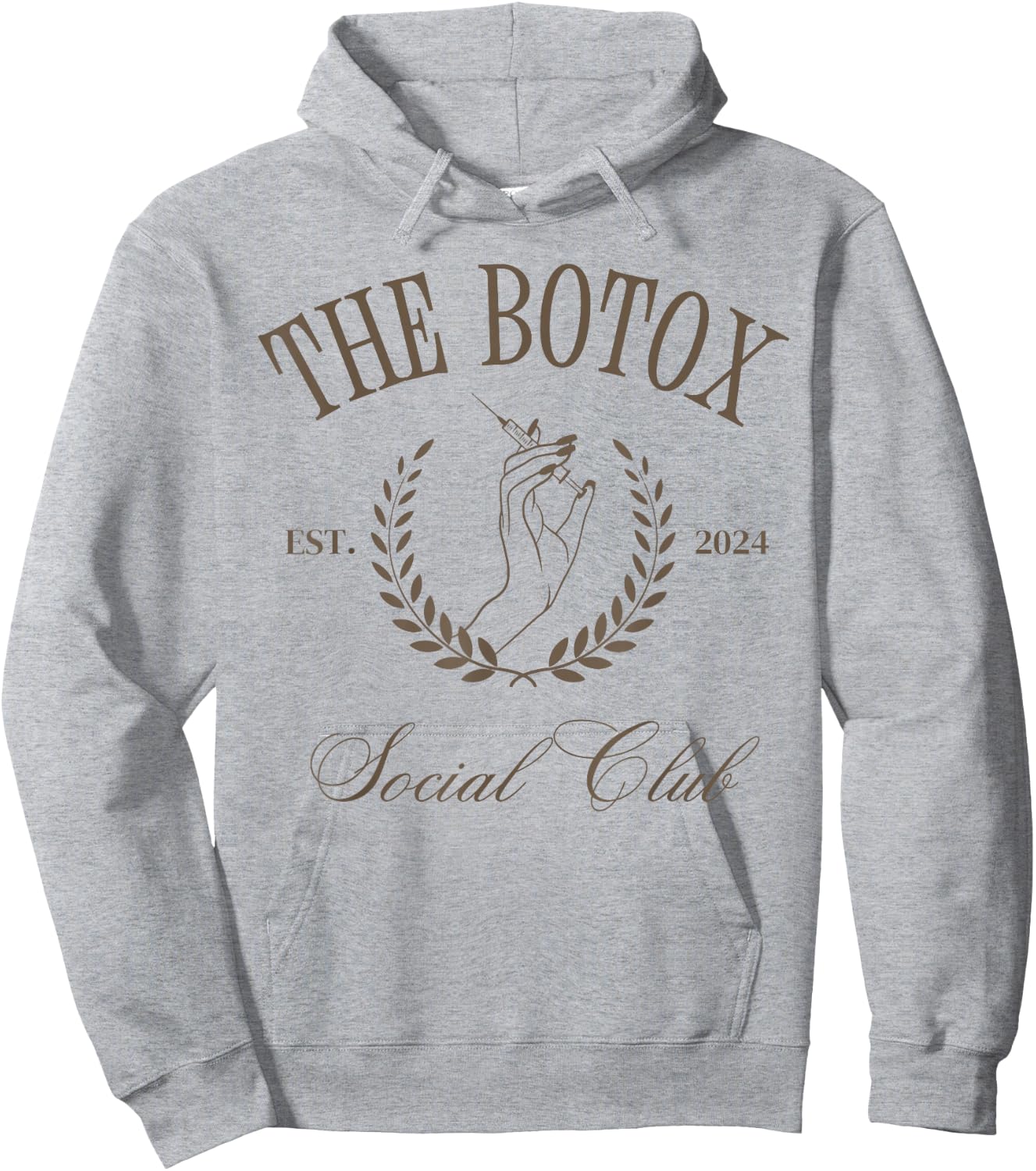 The Botox Social Club Skincare Nurse Injector Cosmetic 2024 Hoodie - Hoodie | Ash