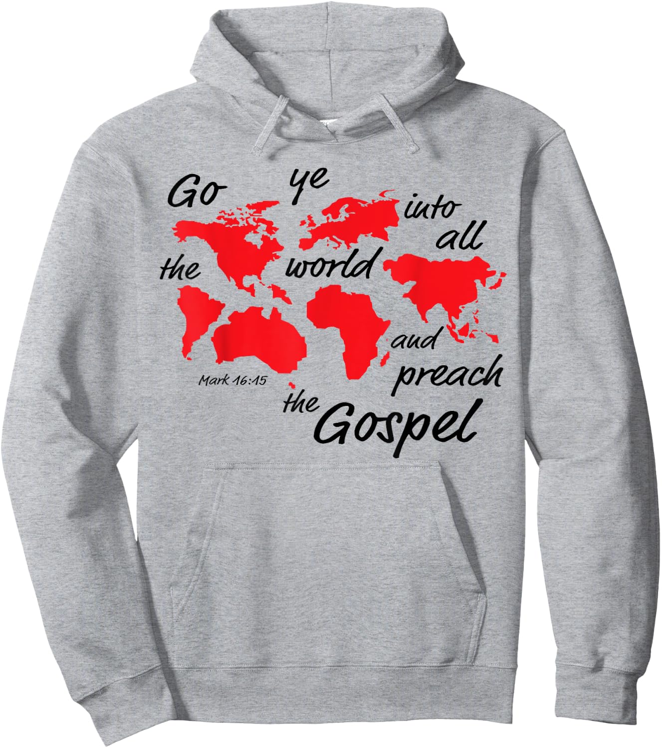 Christian Bible , MIssion Trip Jesus Hoodie - Hoodie | Ash