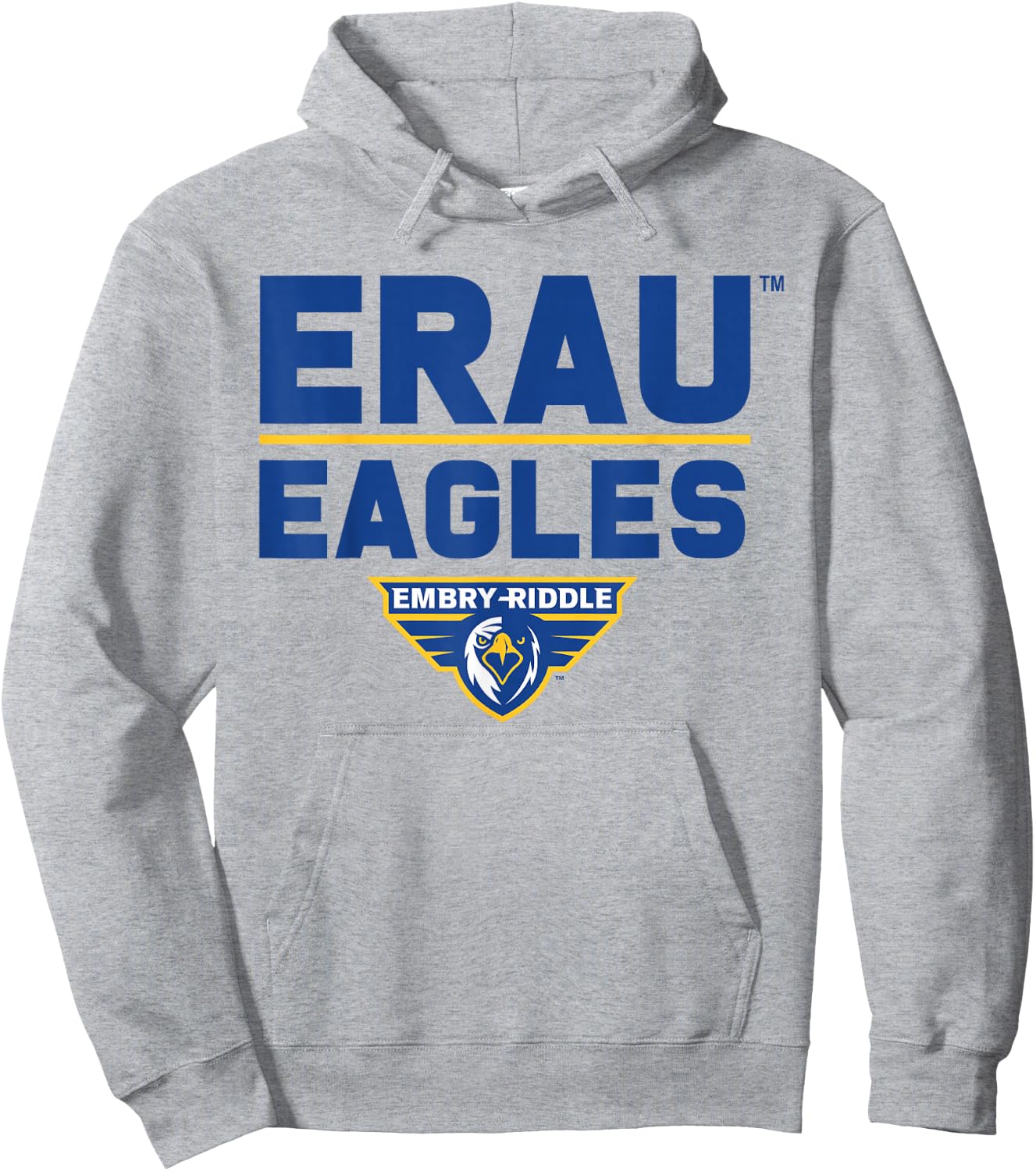 Embry Riddle Eagles | Official NCAA Merch | NCAFEMB003 Hoodie - Hoodie | Ash
