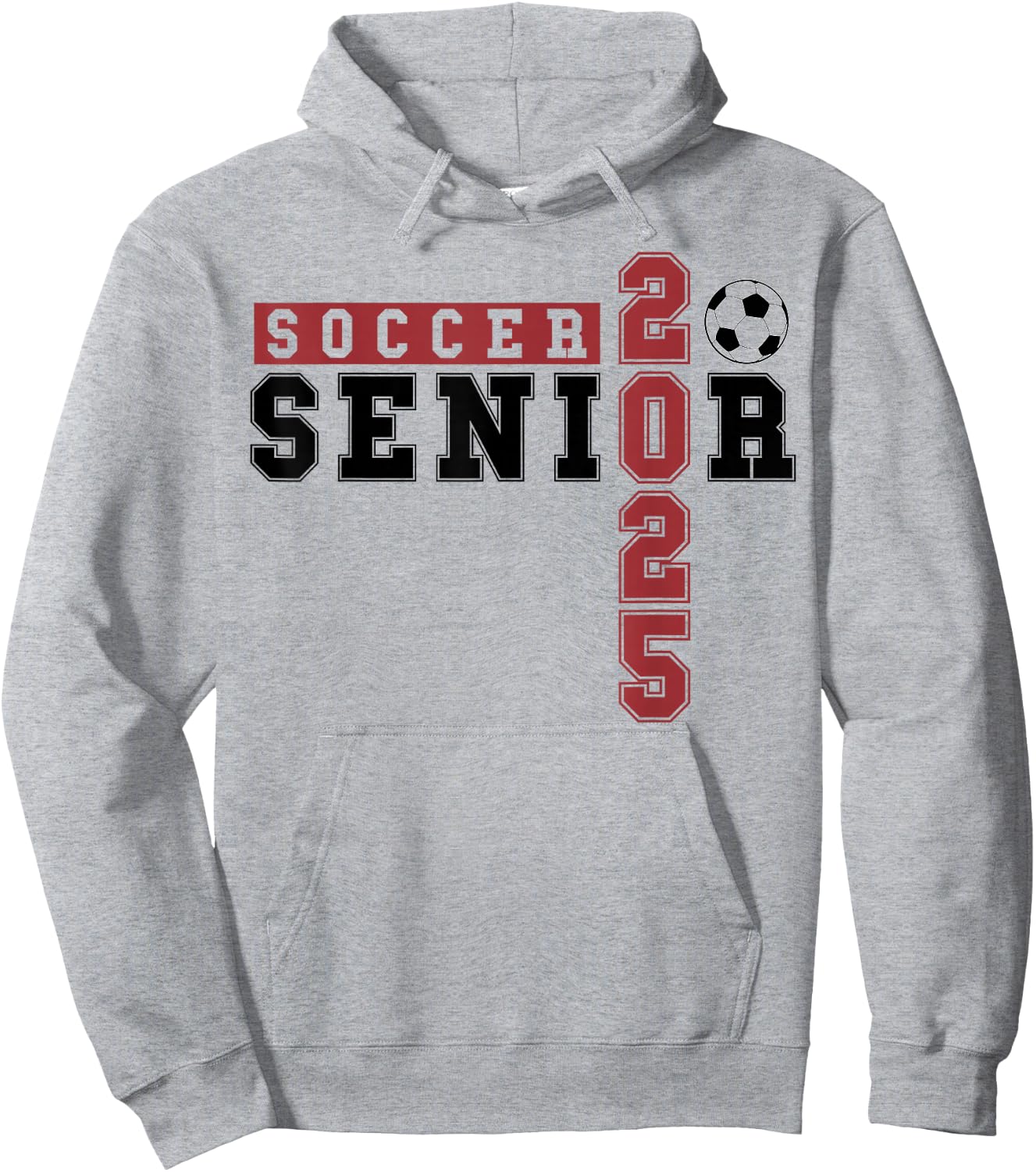 Soccer Senior Night Soccer Senior 2025 Graduation 32 Hoodie - Hoodie | Ash