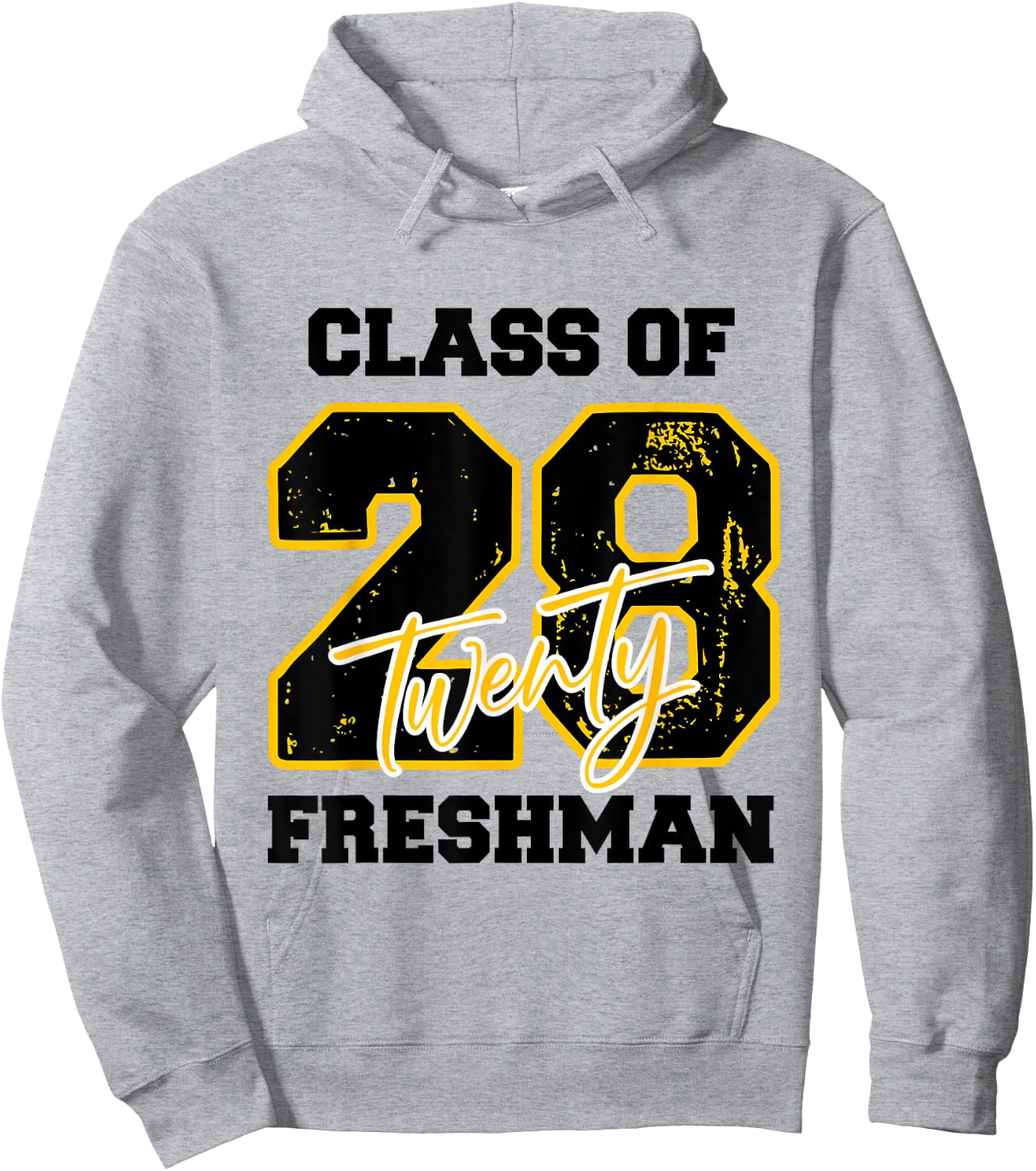 Class of 2028 Freshman High School Back To School 9th Grade Hoodie - Hoodie | Ash