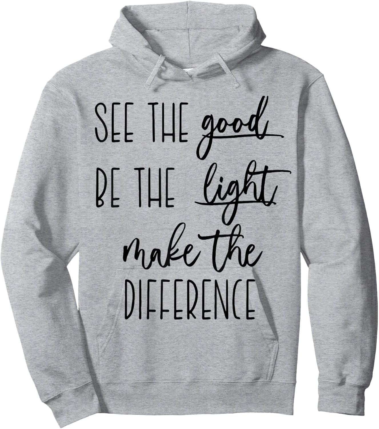 See the good Be The Light make the difference christian t in Hoodie - Hoodie | Ash