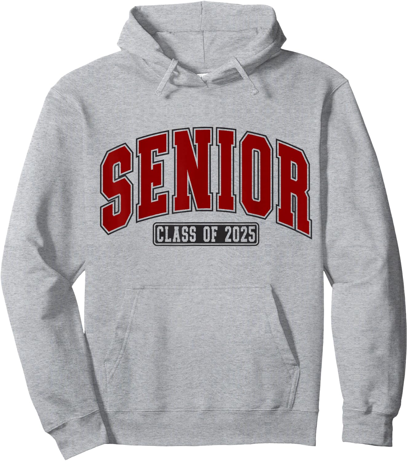 Class of 2025 Maroon High School College Seniors Graduation Hoodie - Hoodie | Ash