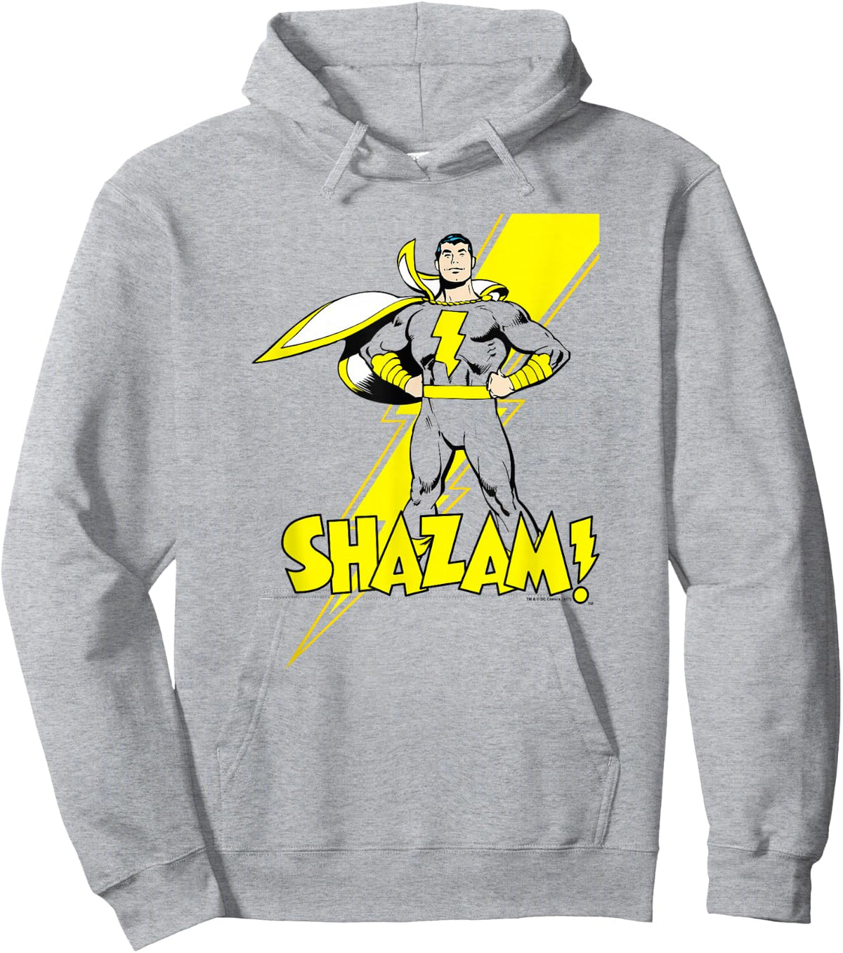 Shazam! Lightning Bolt Hoodie - Hoodie | Ash