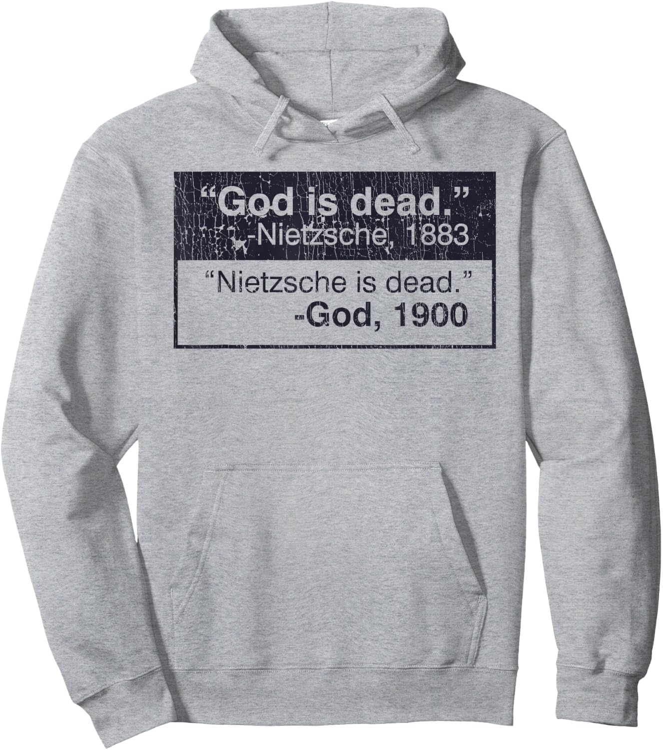 God Is Dead - Nietzsche, 1883 Nietzsche Is Dead - God,1900 Hoodie - Hoodie | Ash
