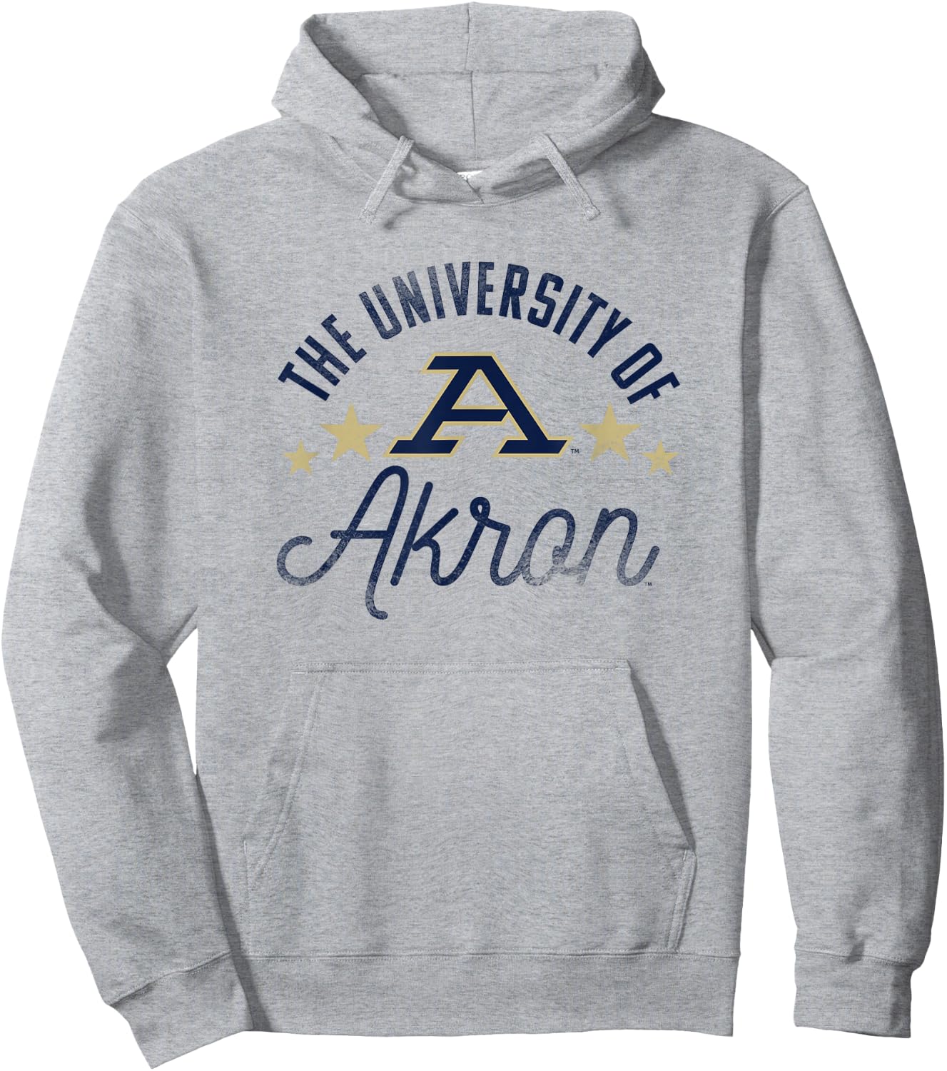 University of Akron Zips Logo Hoodie - Hoodie | Ash