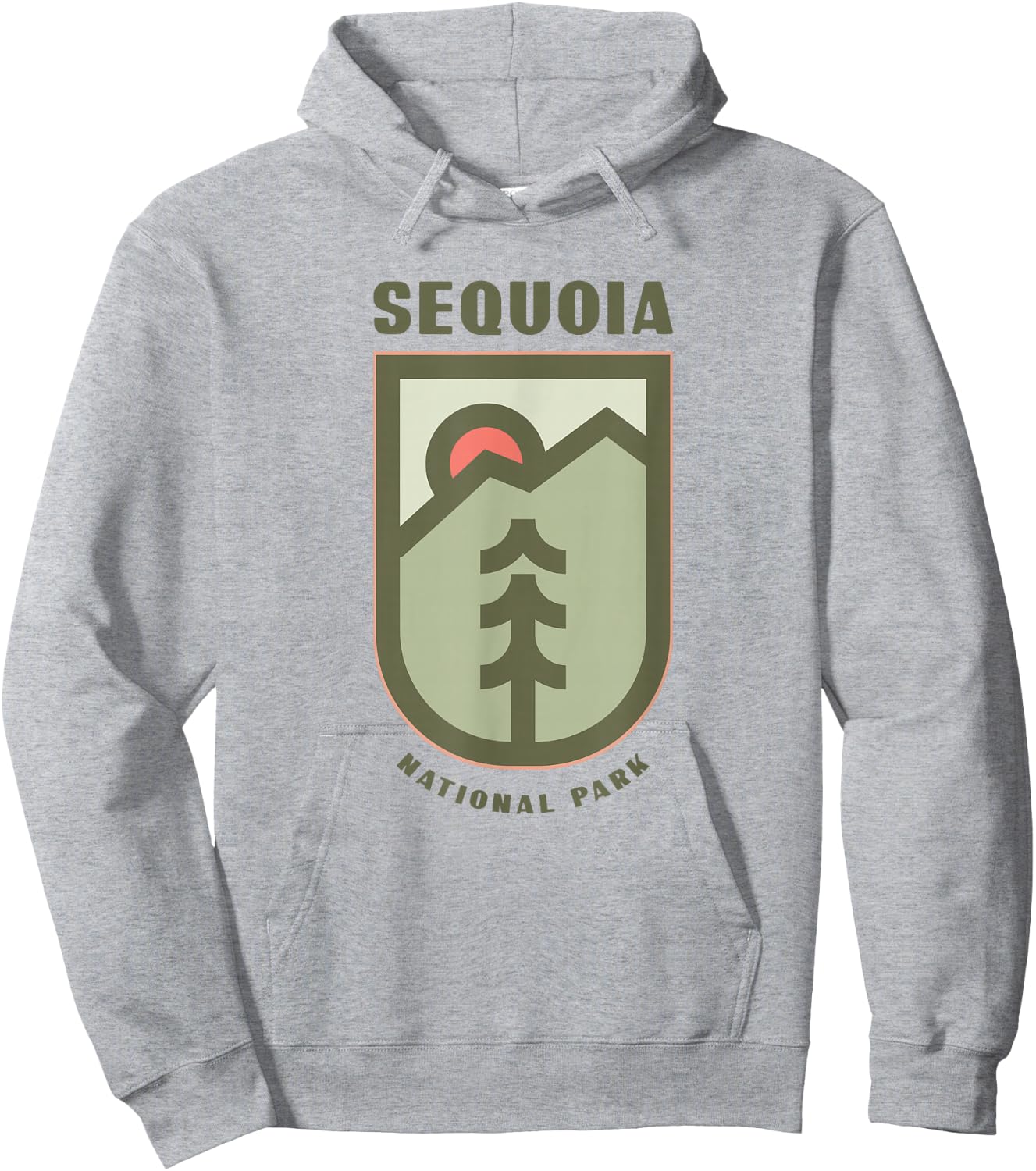 Family Vacation Gift - Sequoia National Park Hoodie - Hoodie | Ash