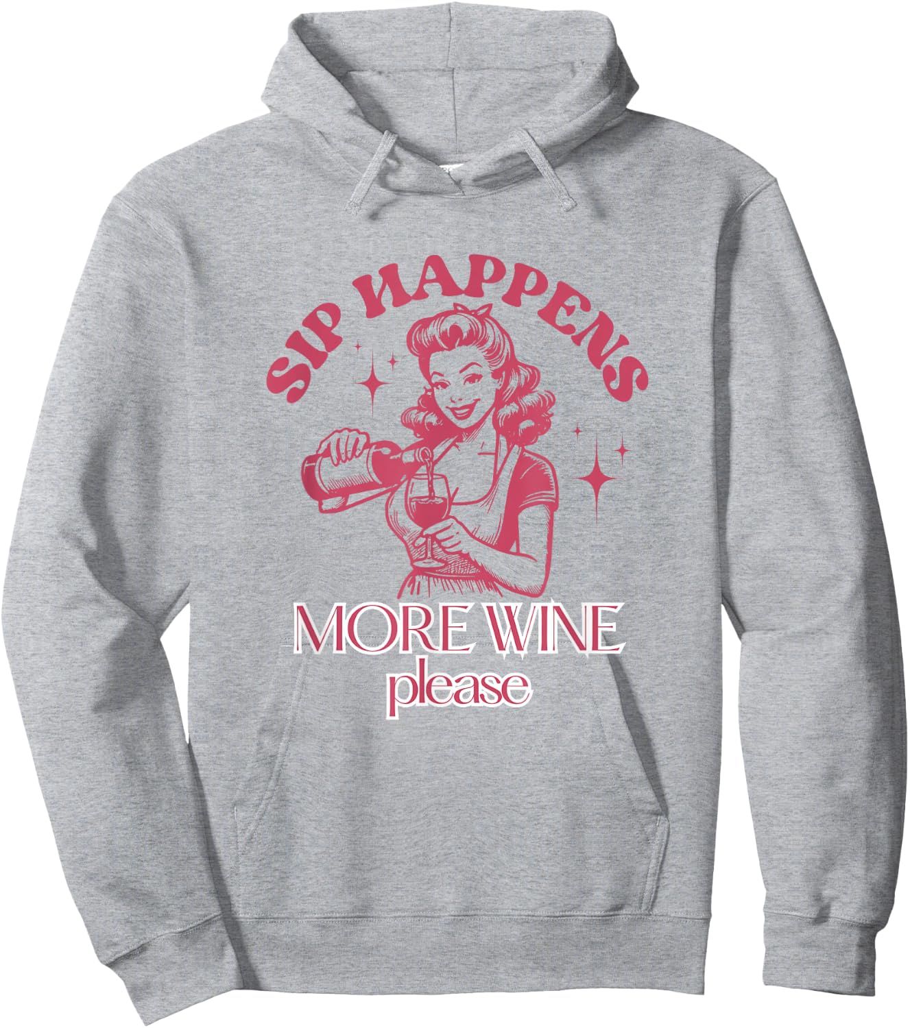 Red & White Wine Tasting - Wine Hoodie - Hoodie | Ash