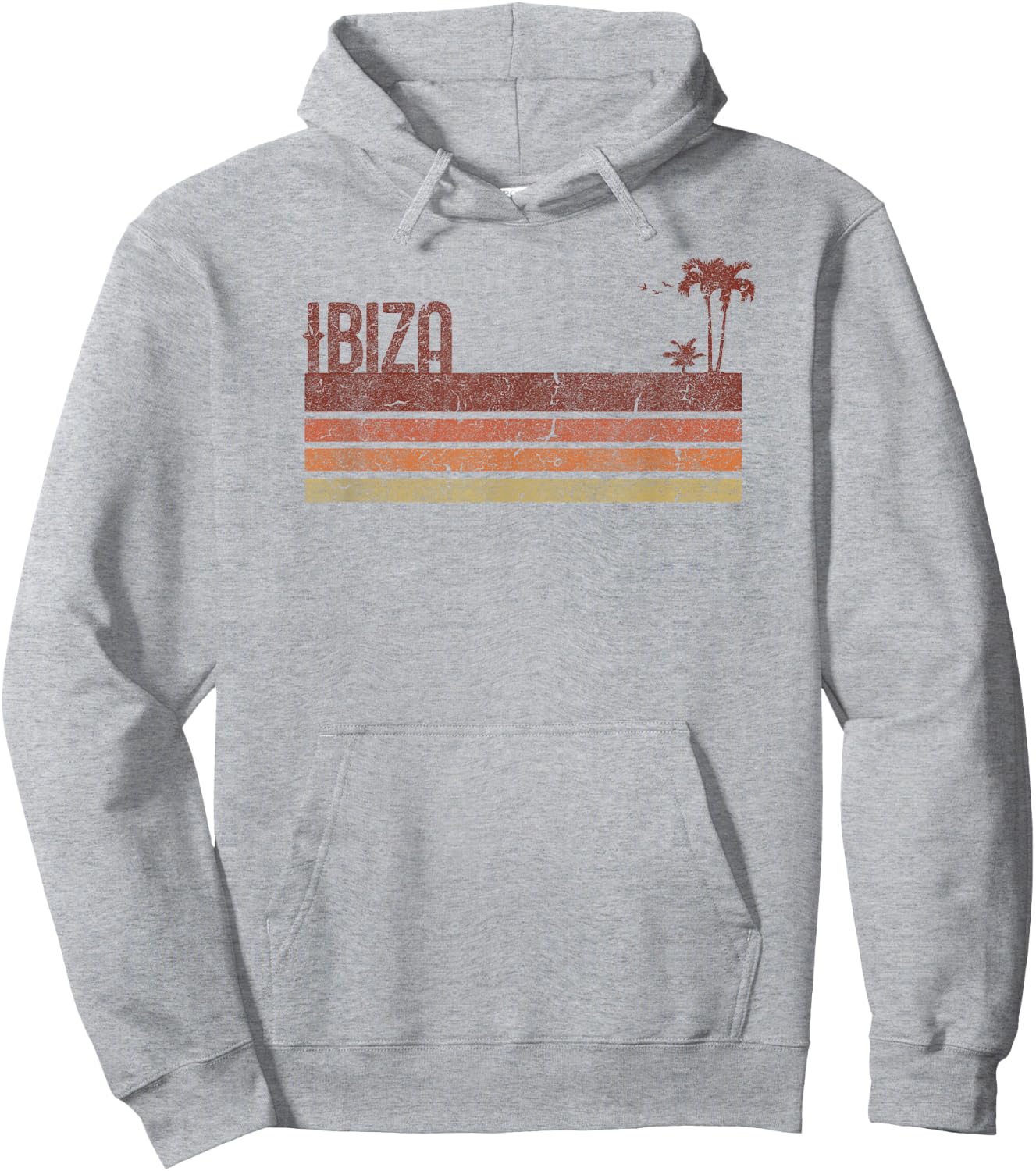 Ibiza Vintage 70s 80s Vacation Hoodie - Hoodie | Ash