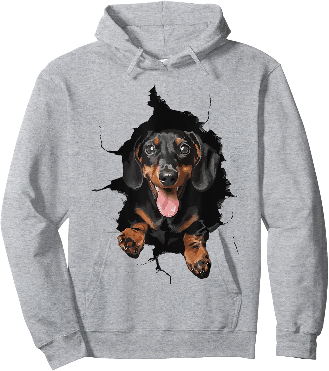 Dachshund Hoodie - Hoodie | Ash