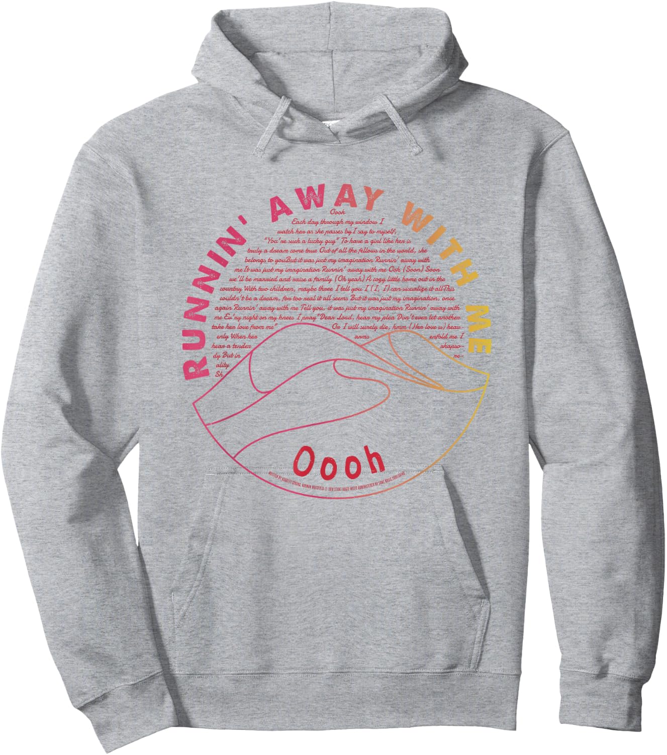 Just My Imagination Running Away With Me Lyric Temptations Hoodie - Hoodie | Ash
