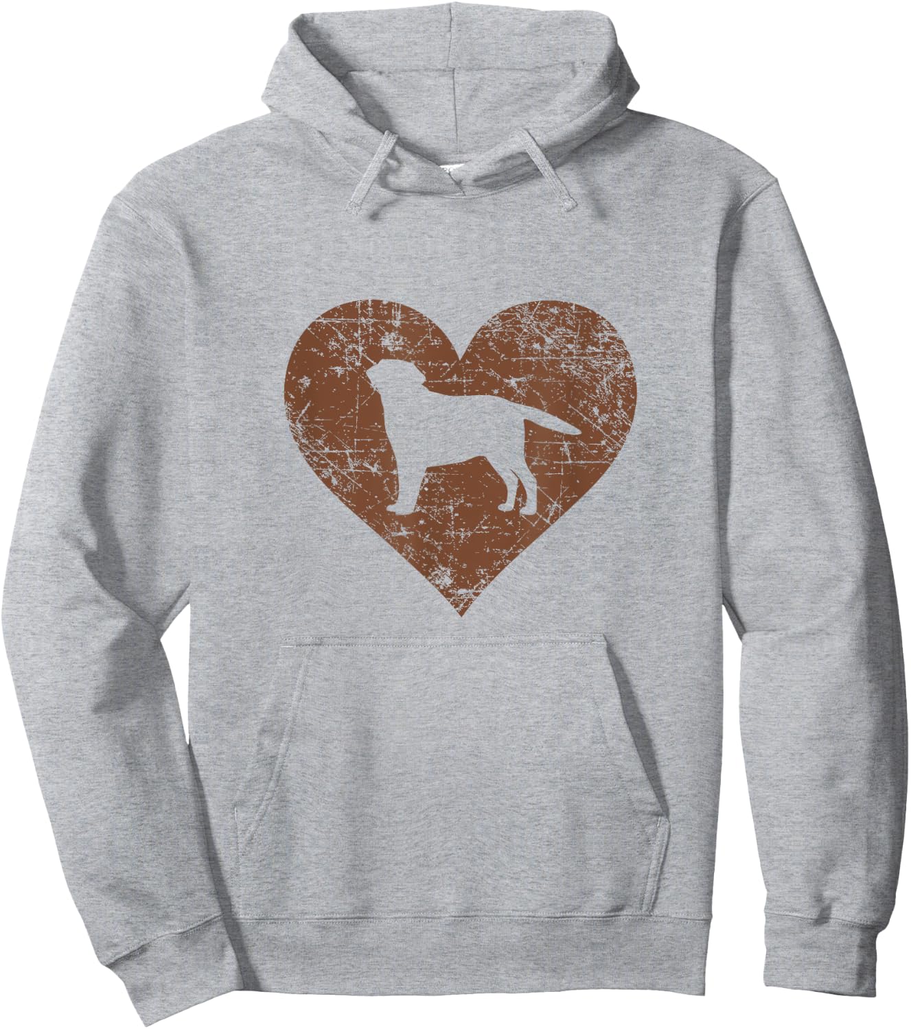 I Love Labrador Shirt Funny Cute Chocolate Dog Owner Gift Hoodie - Hoodie | Ash