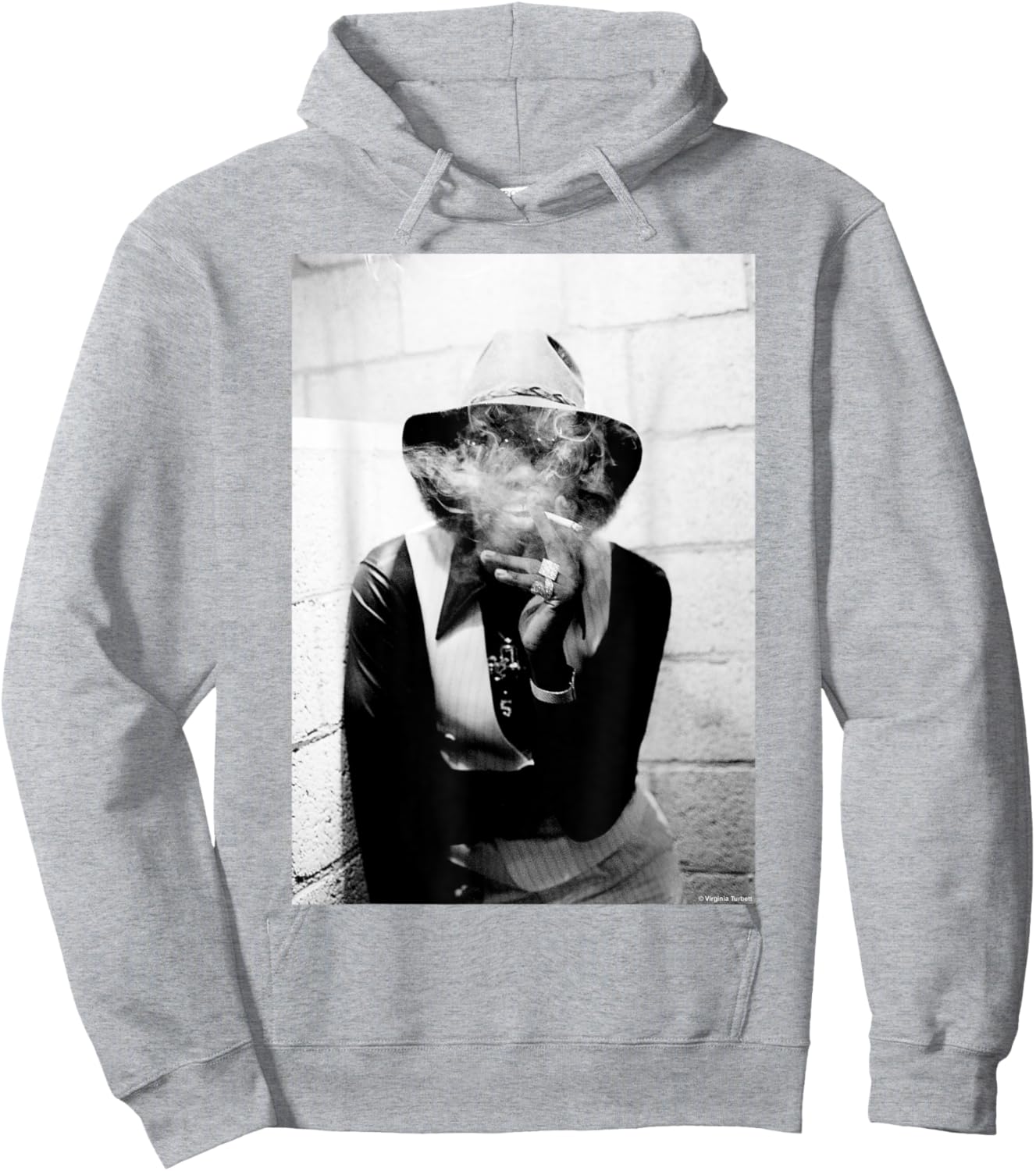 Johnny Guitar Watson In Utrecht 1980 By Virginia Turbett Hoodie - Hoodie | Ash