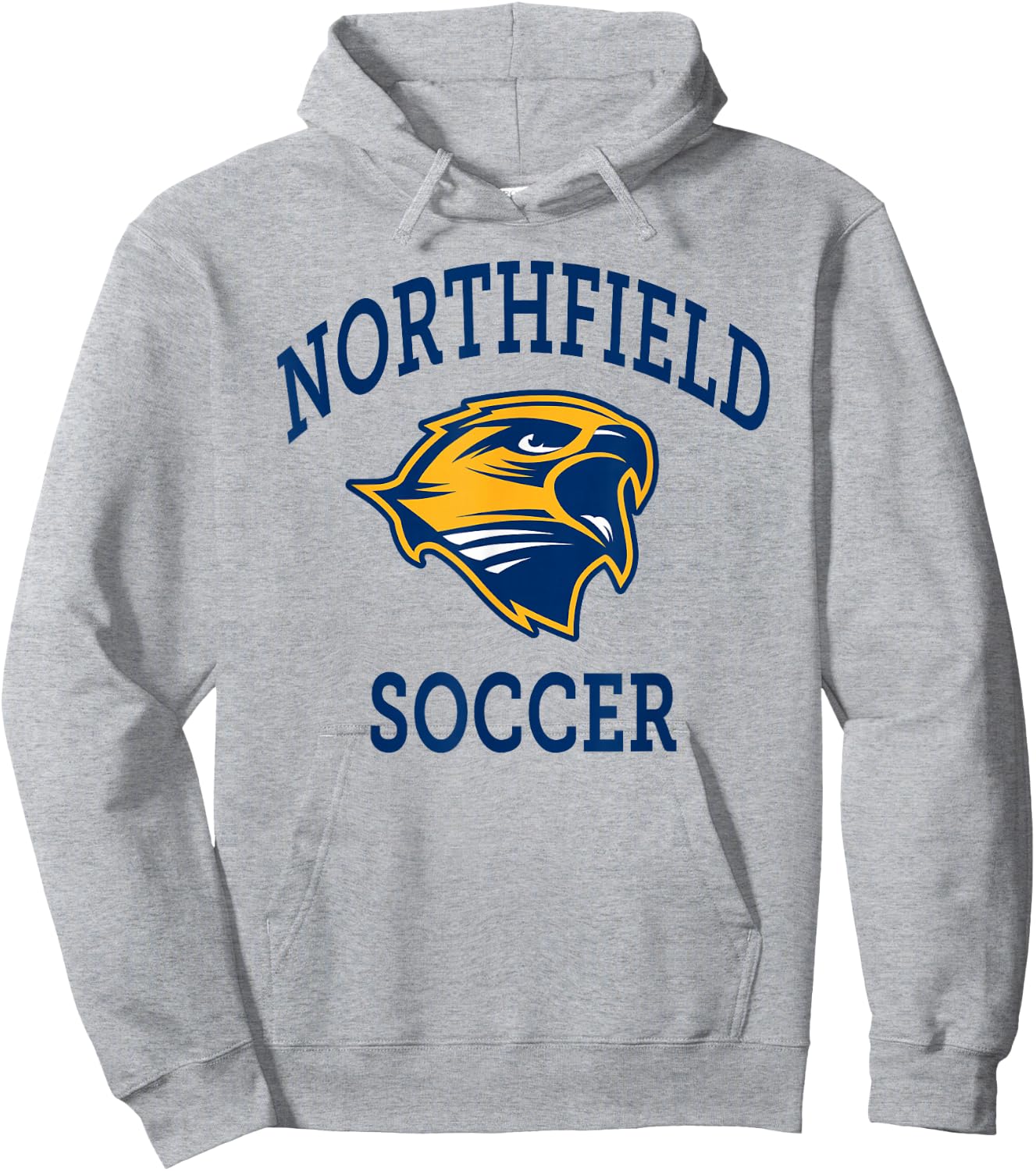Northfield High School Nighthawks Soccer Hoodie - Hoodie | Ash