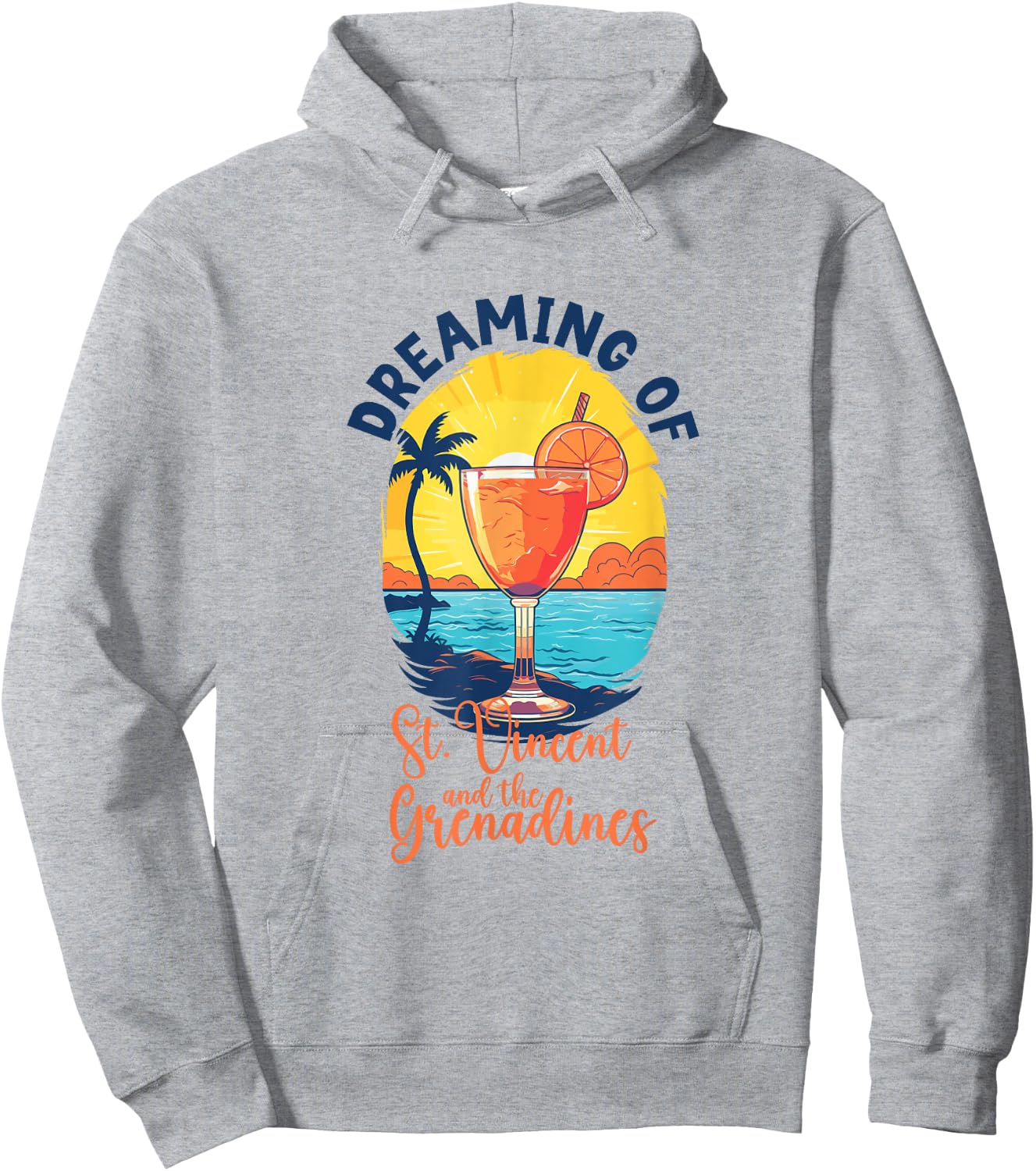 Dreaming of St. Vincent and the Grenadines Hoodie - Hoodie | Ash