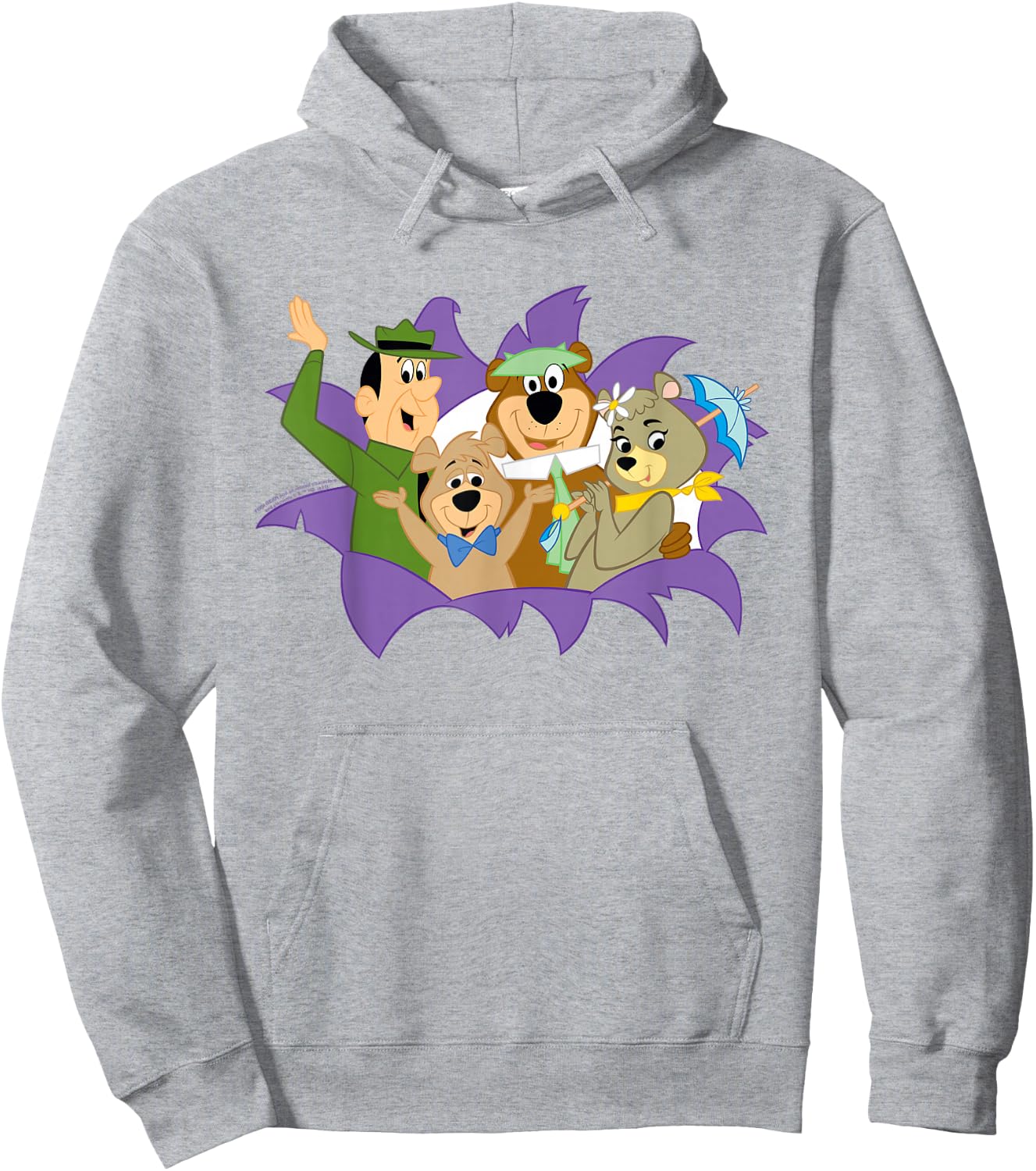 Yogi Bear and Friends That's All Folks Hoodie - Hoodie | Ash