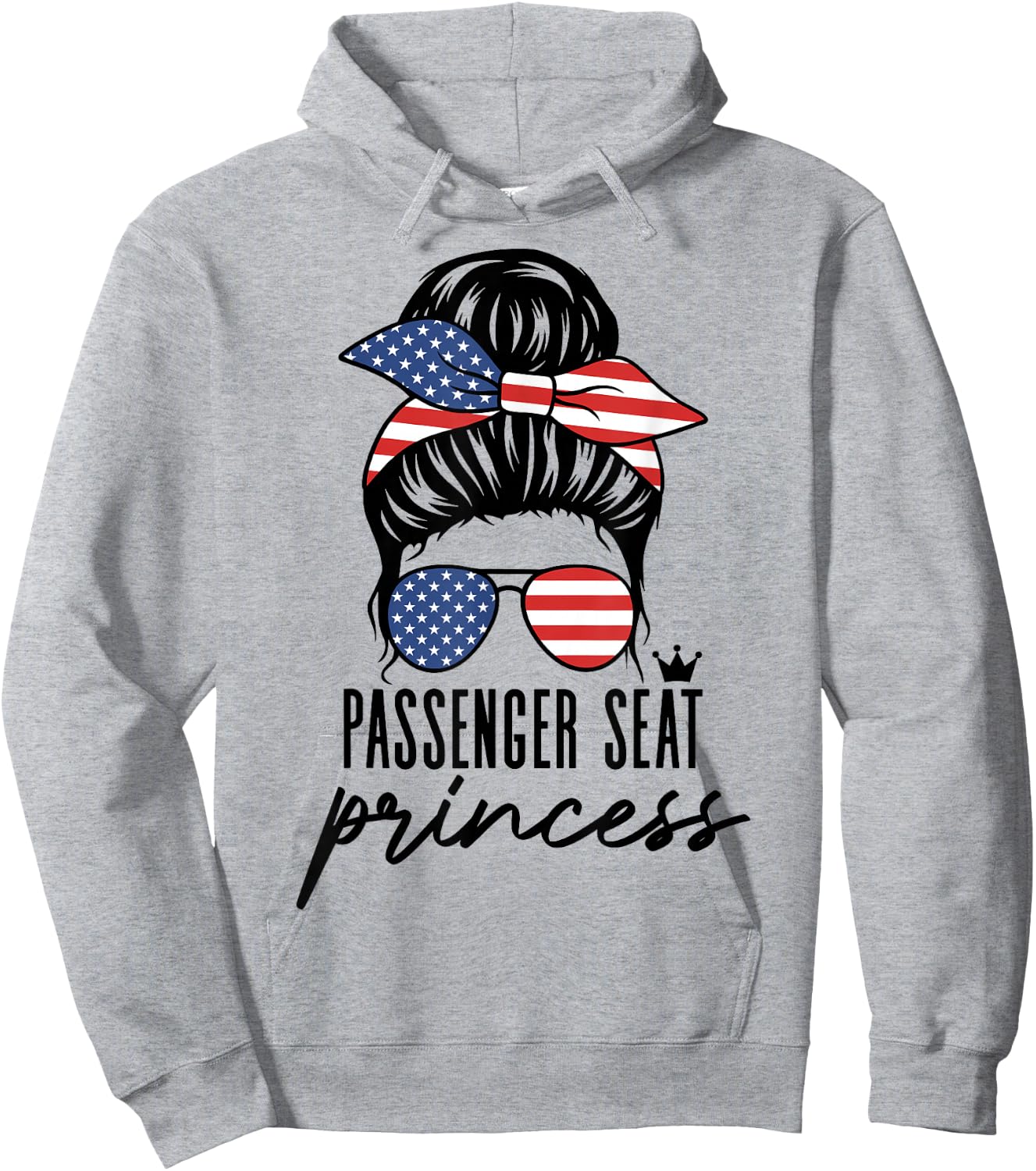 Passenger Seat Princess Hoodie - Hoodie | Ash