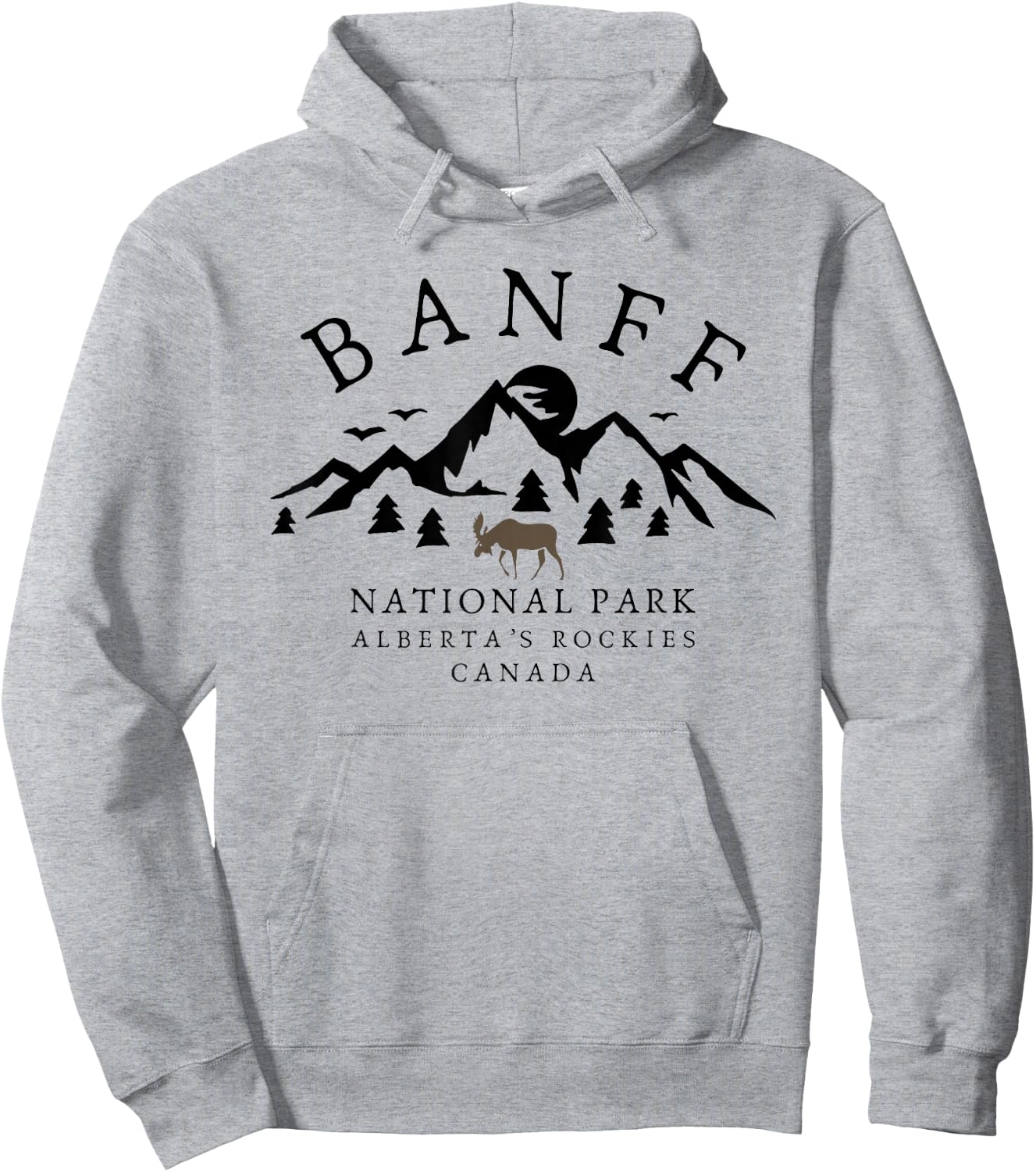 Banff National Park Canada Hoodie - Hoodie | Ash