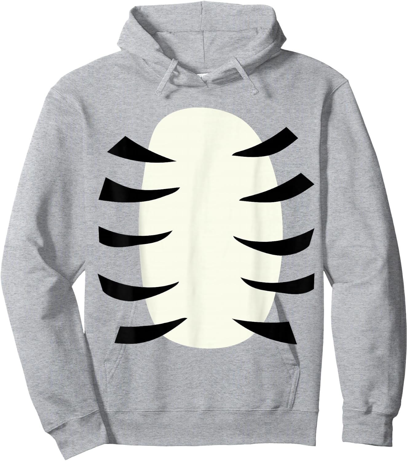 Funny lazy DIY tiger belly costume for halloween party Hoodie - Hoodie | Ash