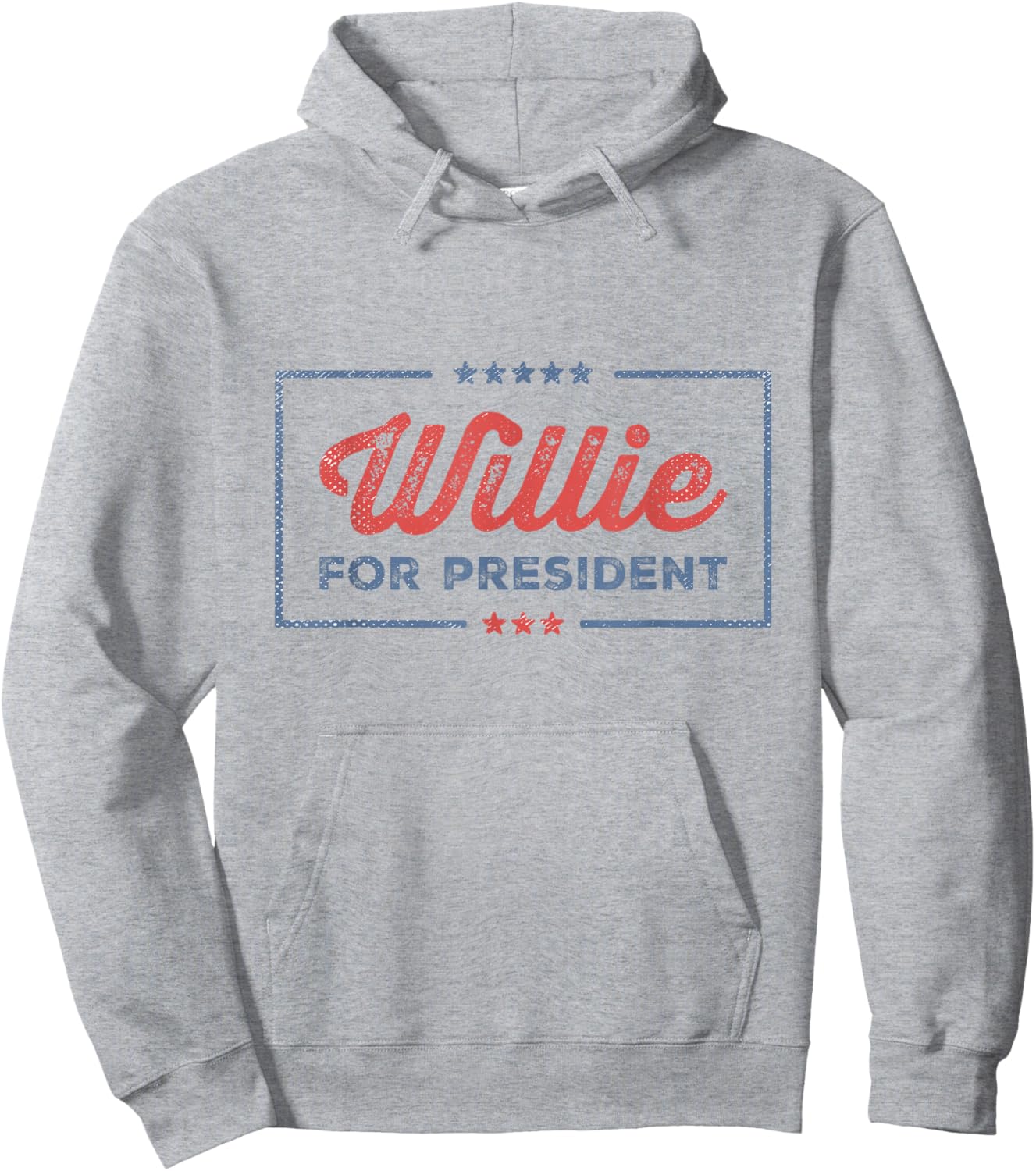 Willie For President Retro Merch Sarcastic Humor Willie Fan Hoodie - Hoodie | Ash
