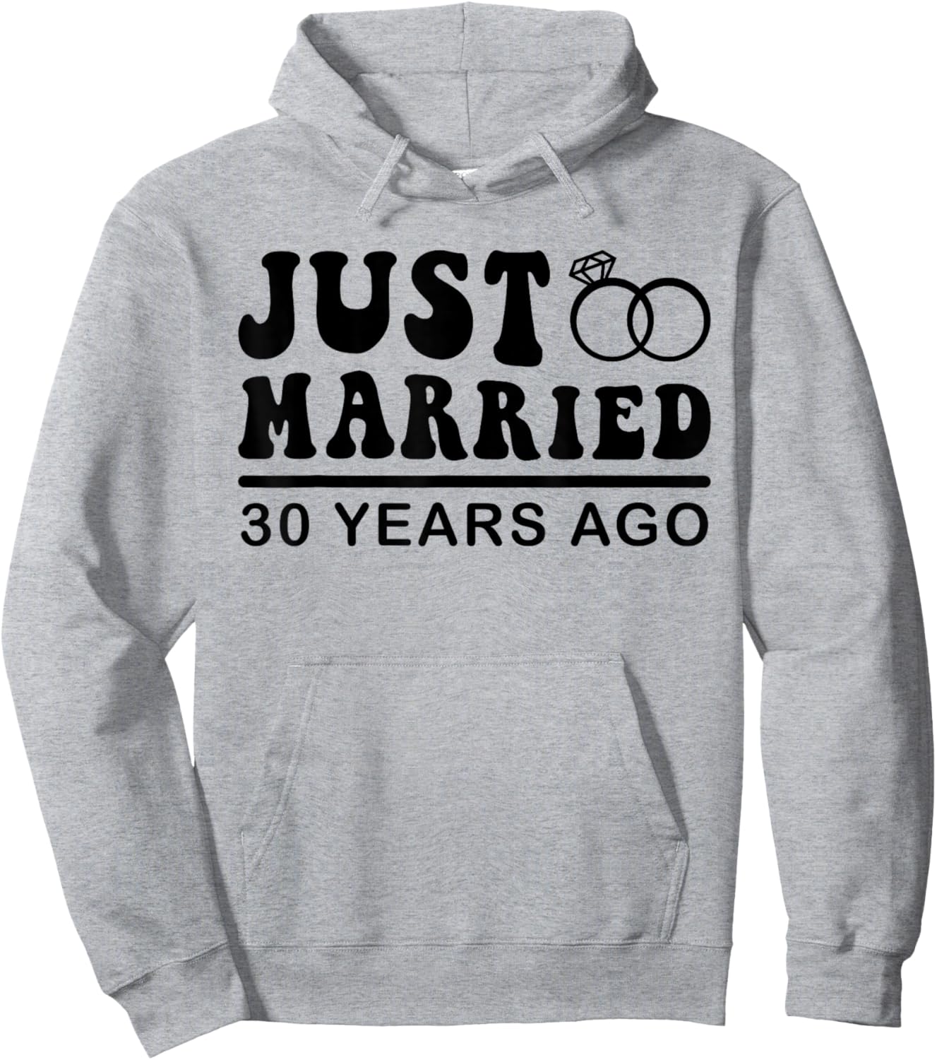 Just Married 30 Years Ago Hoodie - Hoodie | Ash