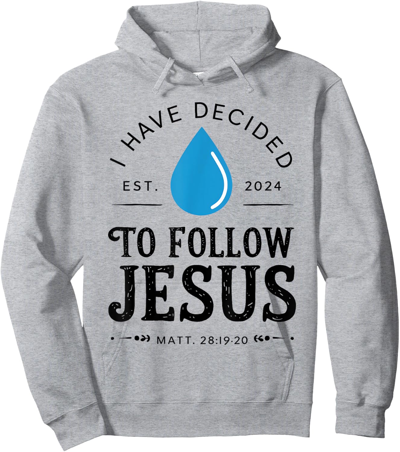 I Have Decided To Follow Jesus - White Hoodie - Hoodie | Ash
