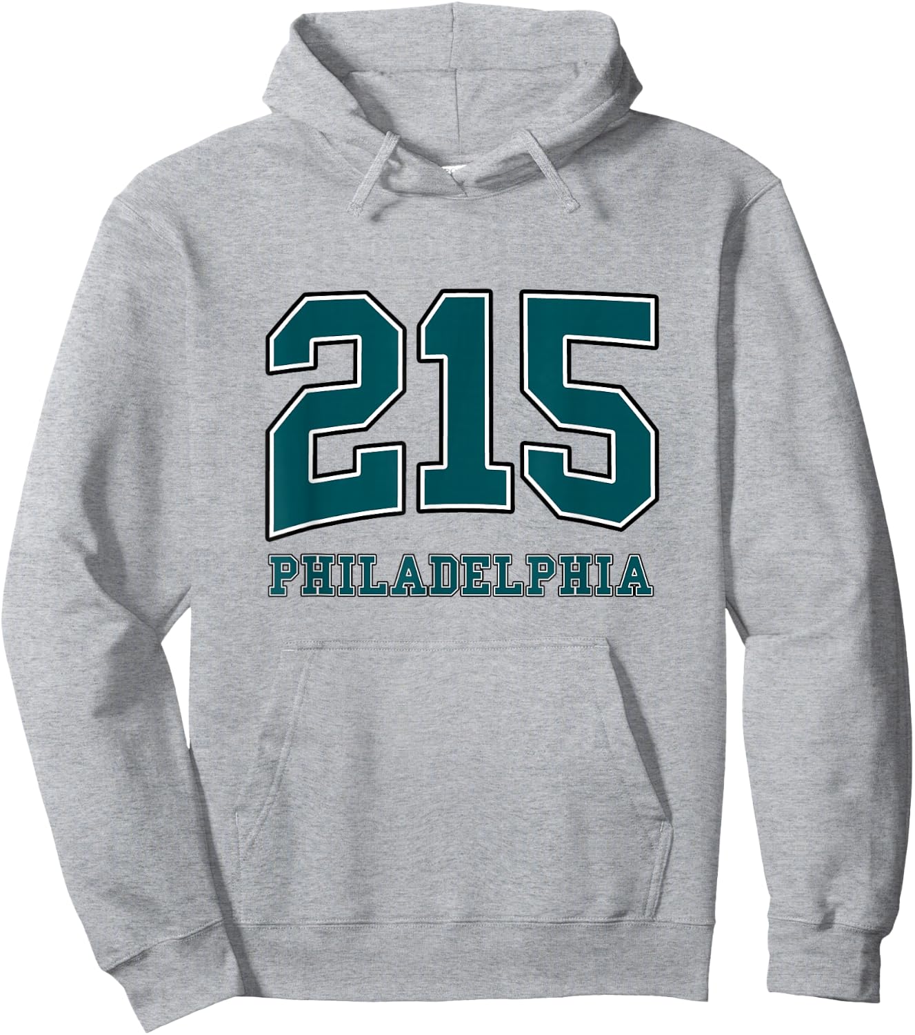 Philadelphia Area Code 215 - Hometown Pride - Classic Hoodie - Hoodie | Ash