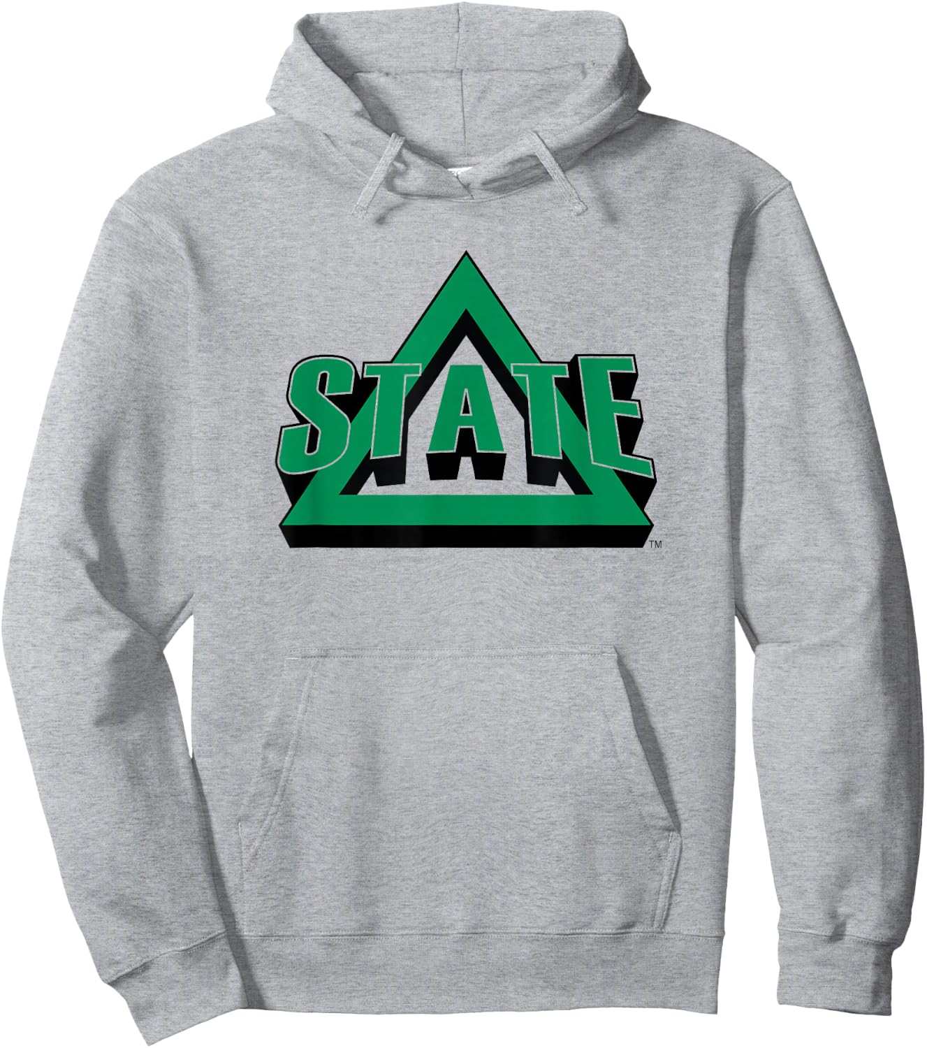 Delta State Statesmen Icon White Officially Licensed Hoodie - Hoodie | Ash