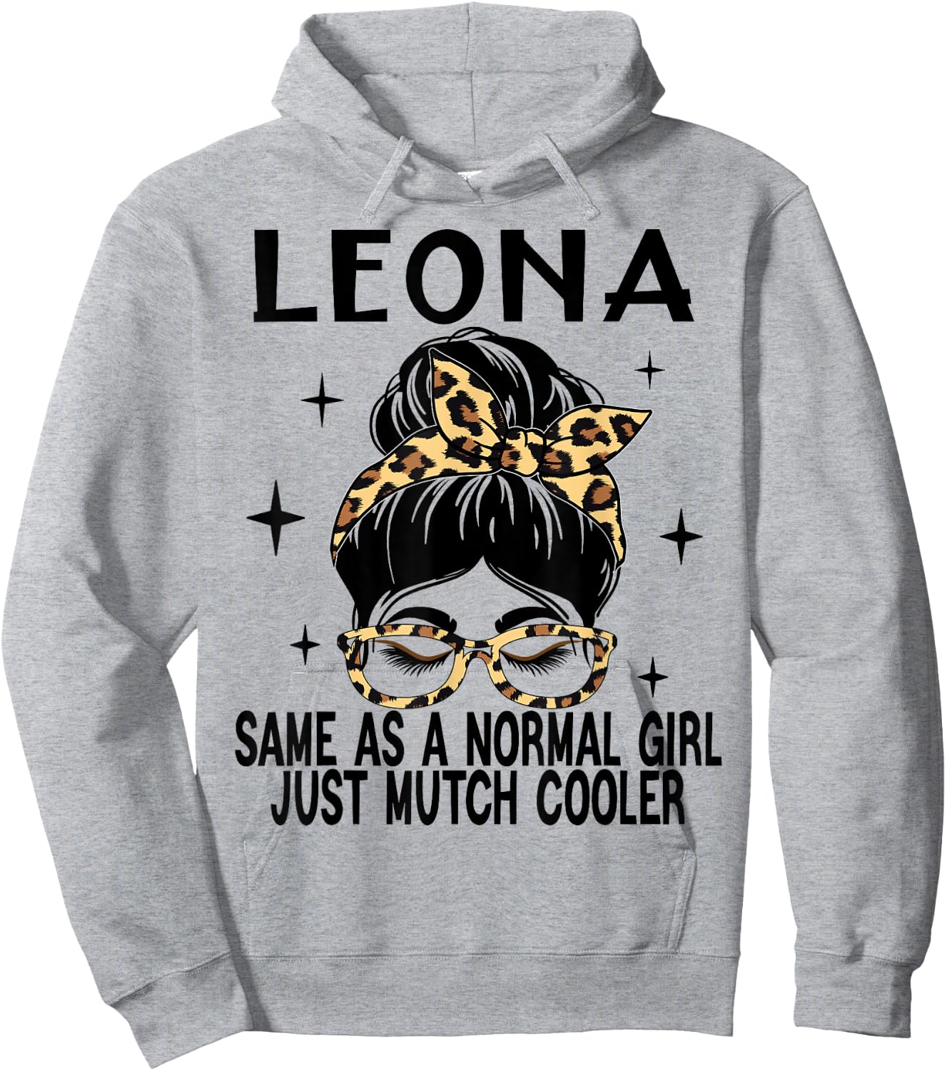 LEONA Costume Cute Definition Personalized Name LEONA Hoodie - Hoodie | Ash