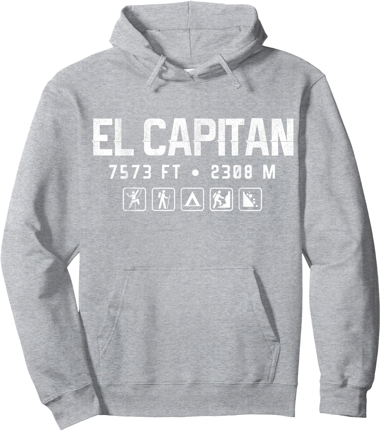 El Capitan, California (Yosemite National Park) Shirt Hoodie - Hoodie | Ash