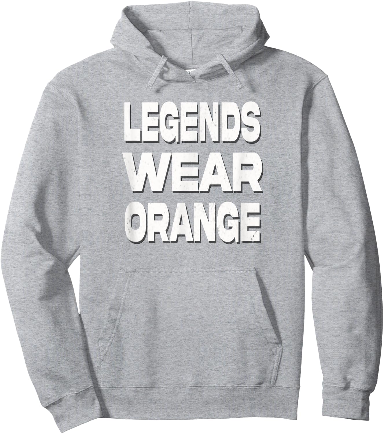 Legends Wear Orange Hoodie - Hoodie | Ash