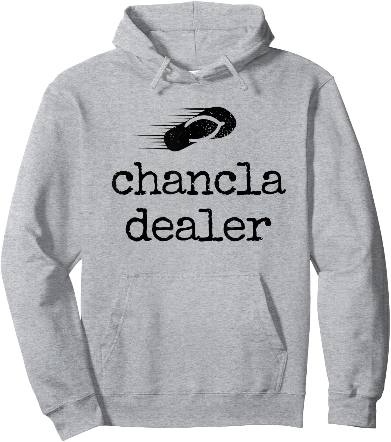 Chancla Dealer Retro Hispanic Heritage Month Mom Chancleta Hoodie - Hoodie | Ash