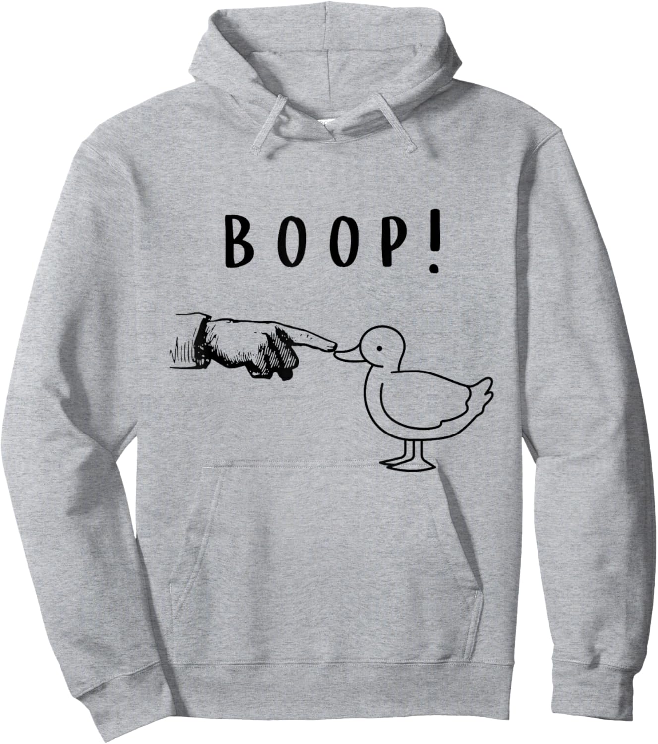 Duck Lover Funny Slogan Beak Boop Waterfowl Fowl Farmer Hoodie - Hoodie | Ash