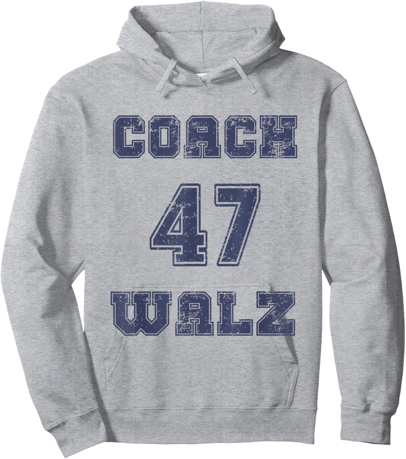 Coach 47 Walz Harris Waltz 2024 Hoodie - Hoodie | Ash