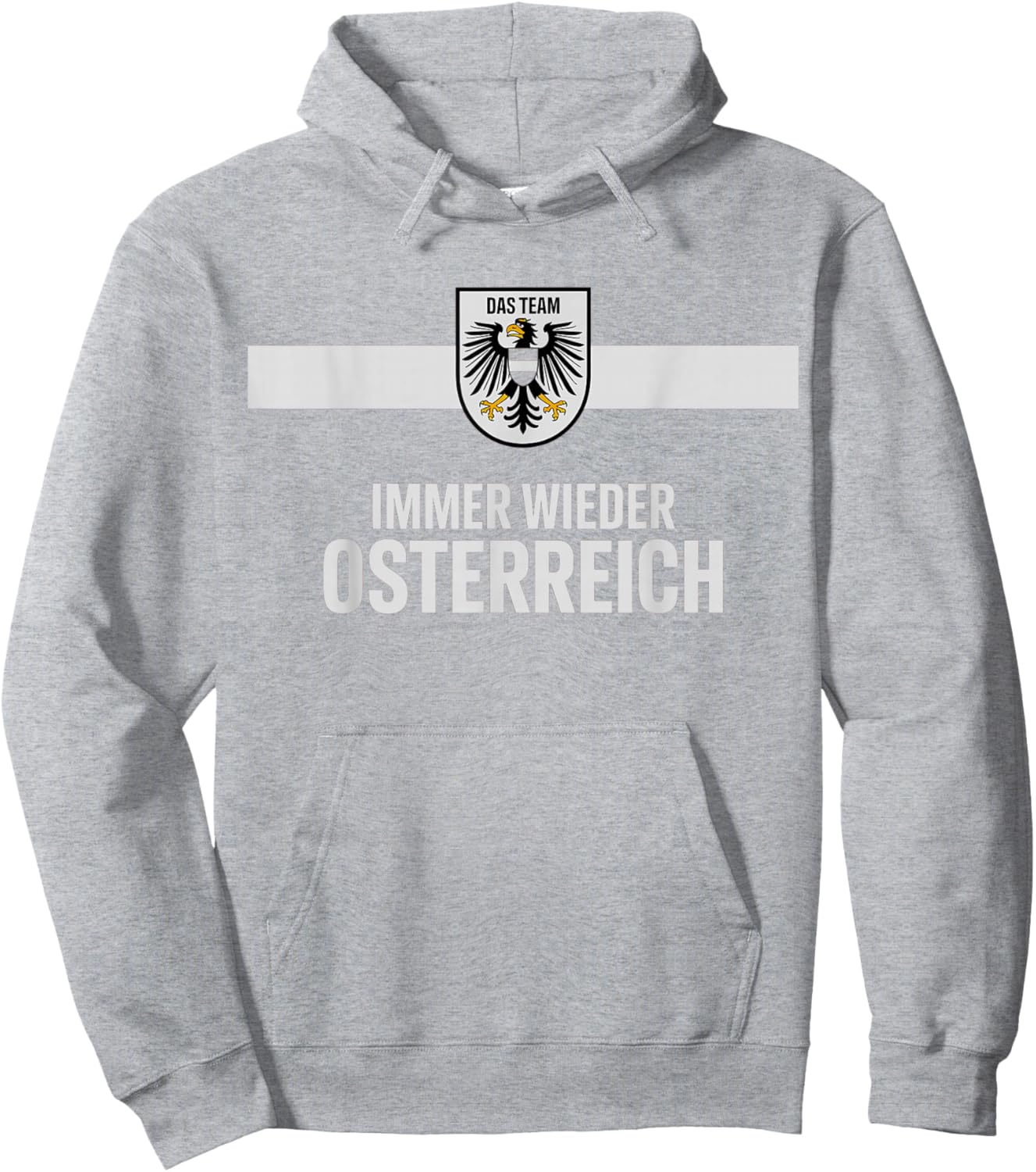 Proud Cheer Austria Immer ÖSTERREICH Country Favorite Flag Hoodie - Hoodie | Ash
