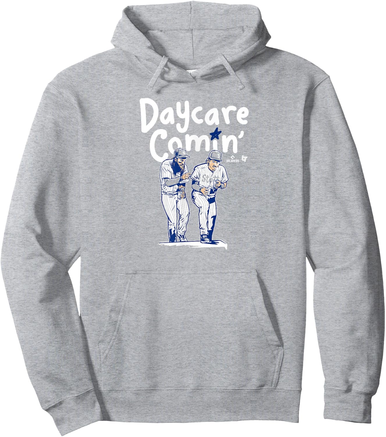 Brandon Marsh & Bryson Stott - Daycare Comin' - Philadelphia Hoodie - Hoodie | Ash