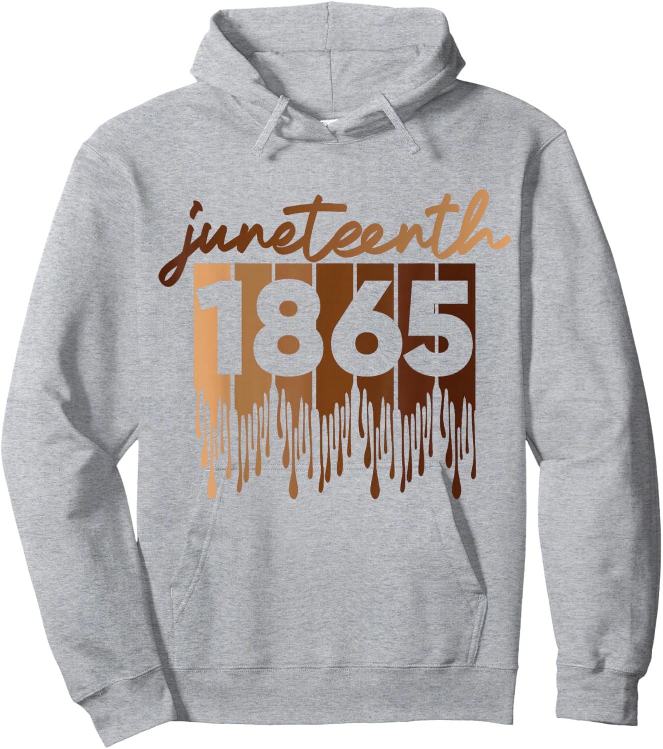 Happy Juneteenth Is My Independence Day Free ish Black Men Hoodie - Hoodie | Ash