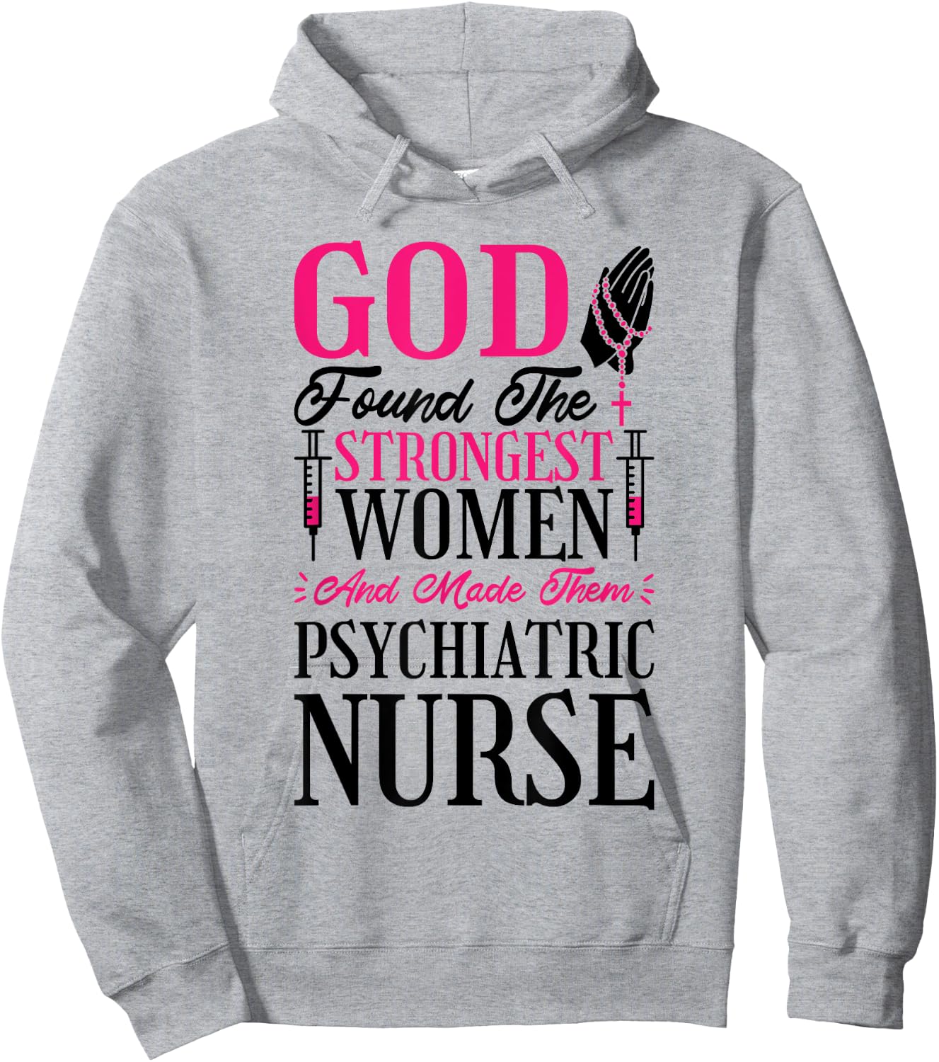 Psychiatric Nurse Christian Women for Psychiatric Nursing Hoodie - Hoodie | Ash