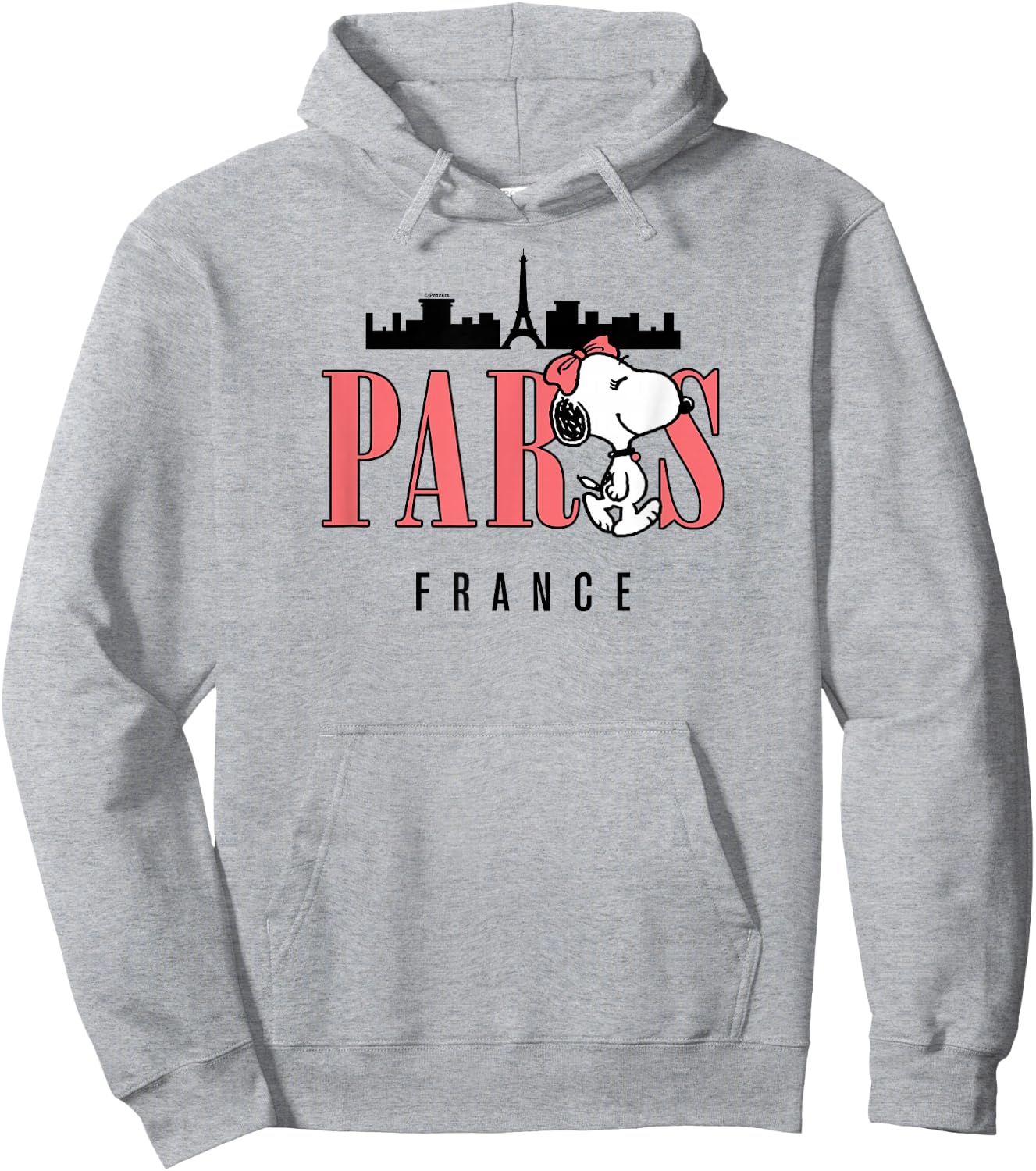 Peanuts - Belle Paris France Hoodie - Hoodie | Ash