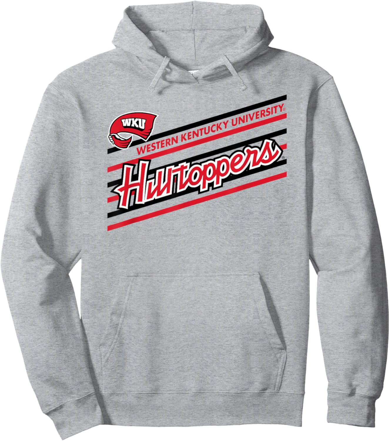 Western Kentucky Hilltoppers Retro Performer Gray Hoodie - Hoodie | Ash