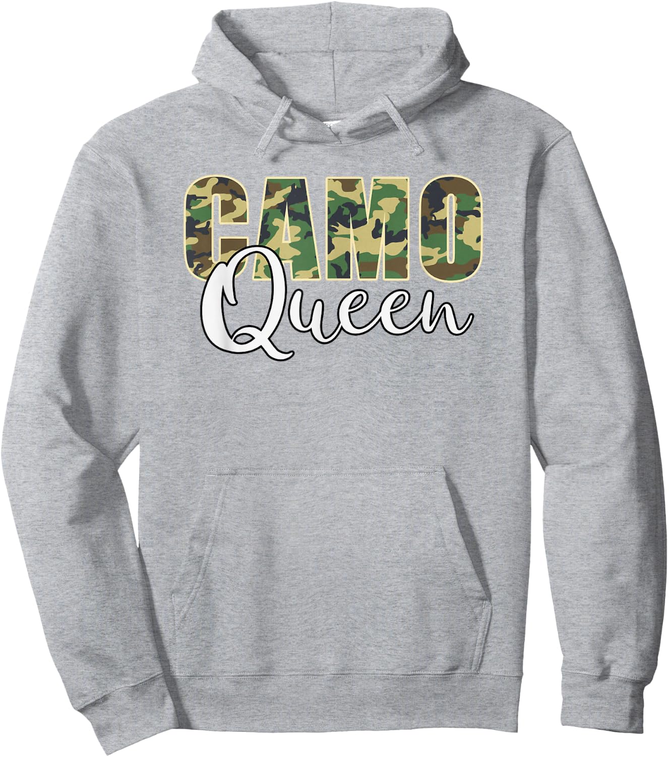 Camo Queen Orange Camouflage Women Hoodie - Hoodie | Ash