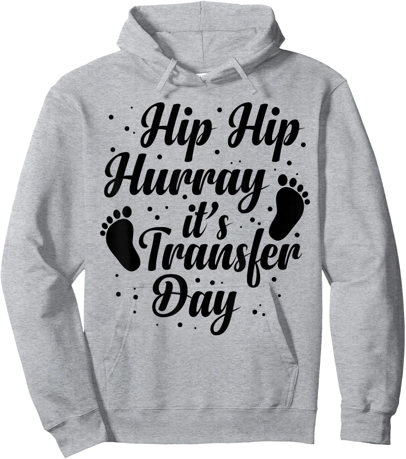 Infertility Awareness IVF Must Haves IVF Transfer Day Hoodie - Hoodie | Ash