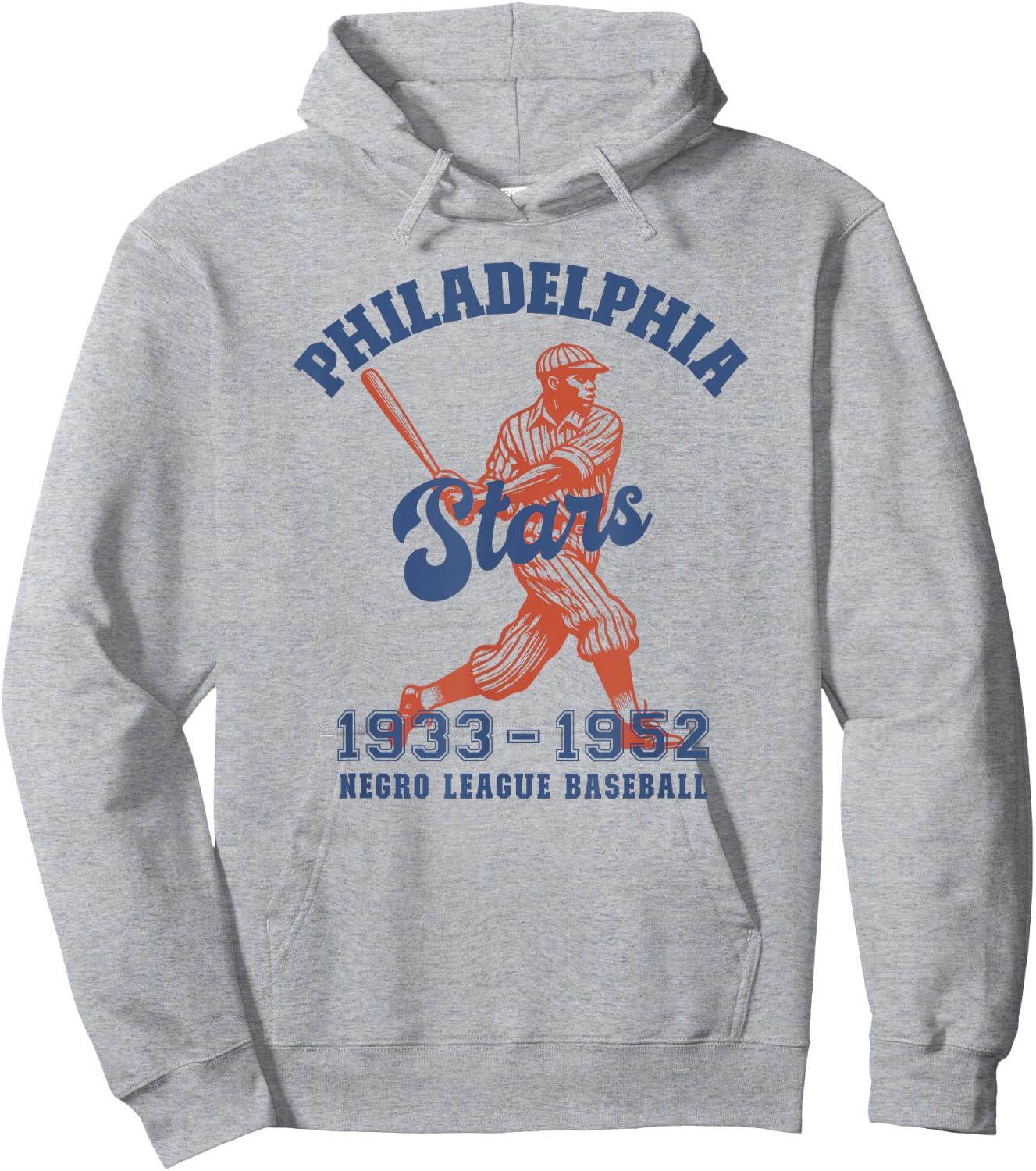 Philadelphia Negro League Baseball Black History Month Hoodie - Hoodie | Ash
