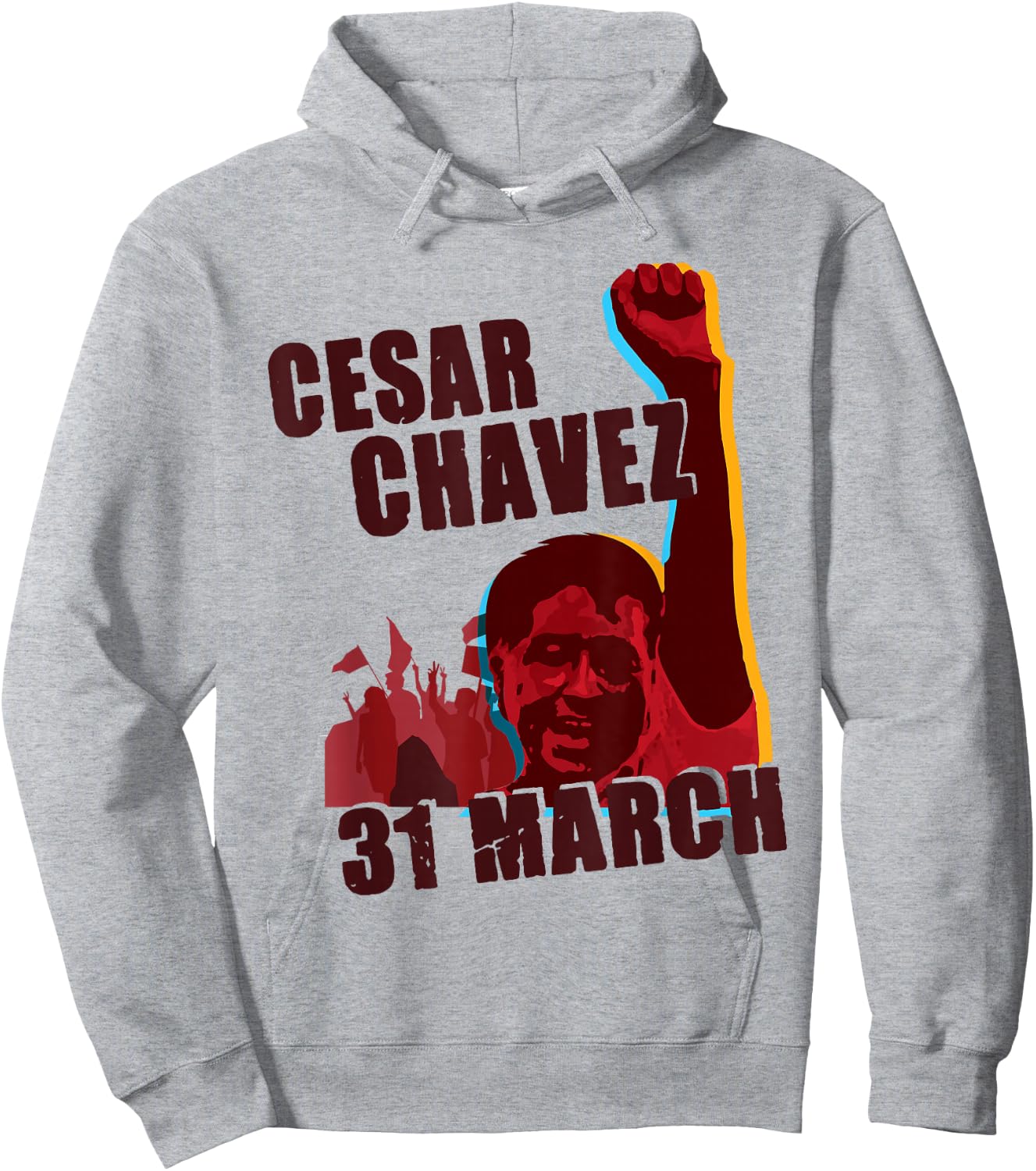 31 March Holiday Gift I Si Se Puede Hoodie - Hoodie | Ash