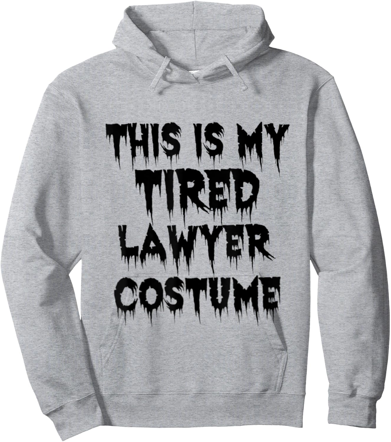 This is My Tired Lawyer Costume Halloween Bar Exam Law Hoodie - Hoodie | Ash