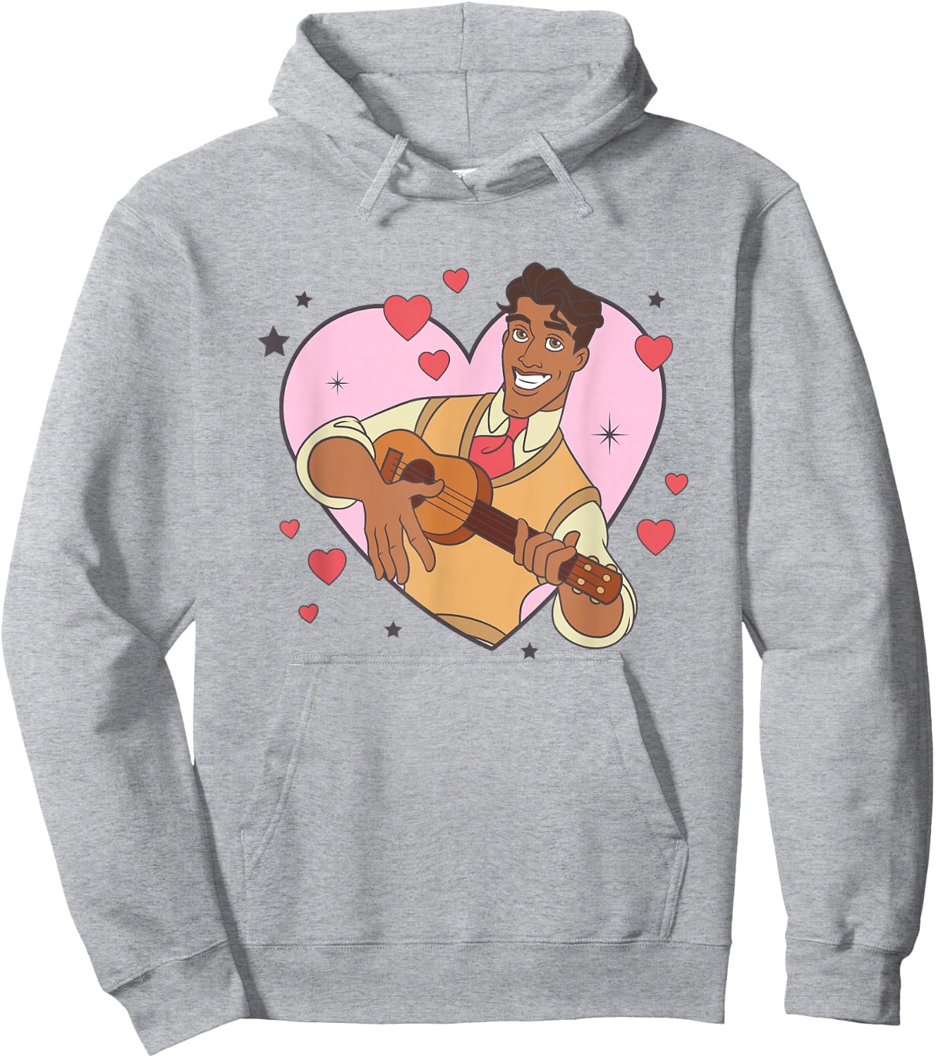 Disney The Princess And The Frog Valentine's Day Naveen Logo Hoodie - Hoodie | Ash
