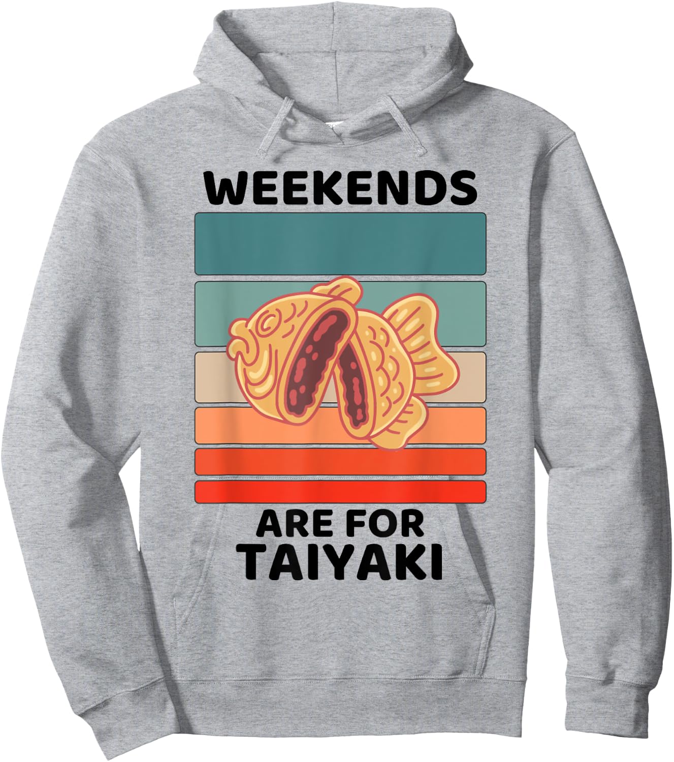 Vintage Taiyaki Food Lover Weekends Are For Taiyaki Lover Hoodie - Hoodie | Ash