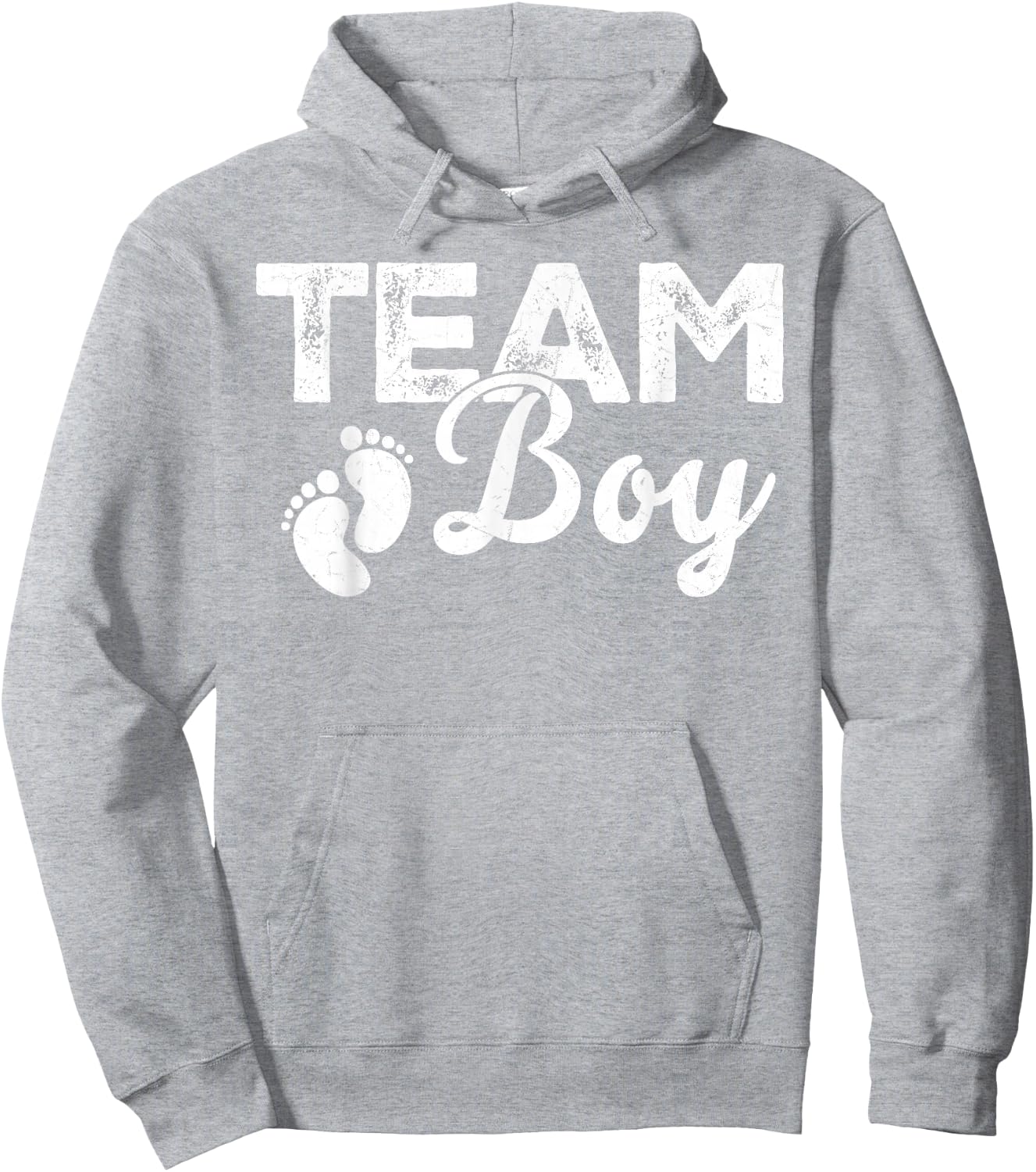 Team Boy Gender Reveal Party Team Blue Baby Announcement Hoodie - Hoodie | Ash
